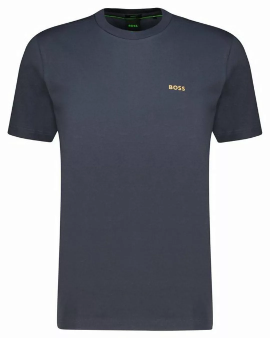 BOSS GREEN Rundhalsshirt "Tee", mit gummiertem Kontrast-Logo günstig online kaufen