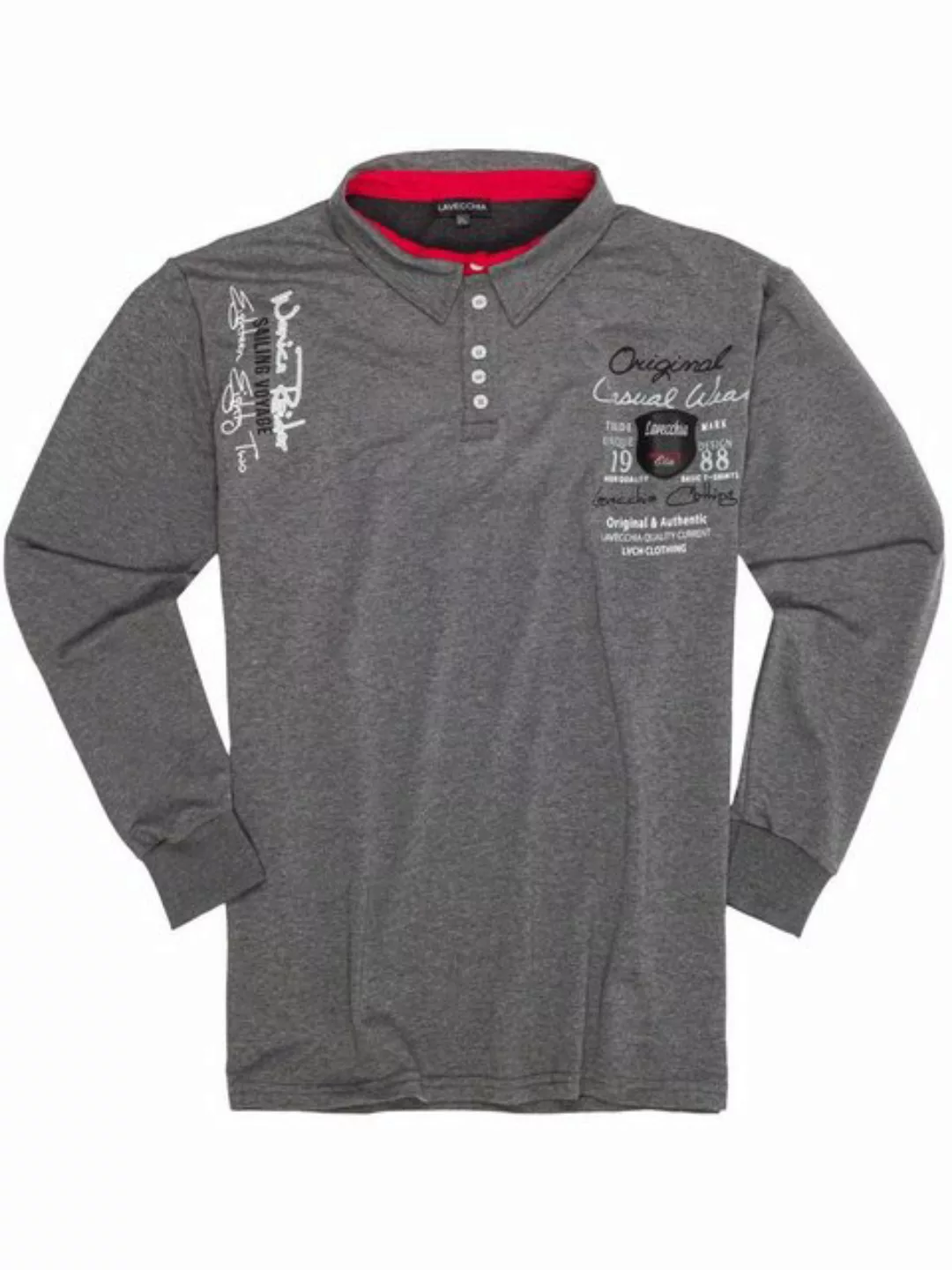 Lavecchia Sweatshirt Übergrößen Shirt LV-2025 Polo Langarmshirt günstig online kaufen