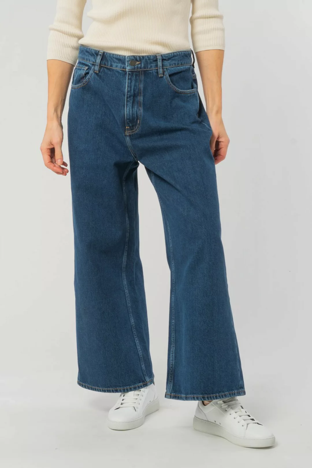 Ariel Wide Leg Jeans aus Bio Baumwolle günstig online kaufen