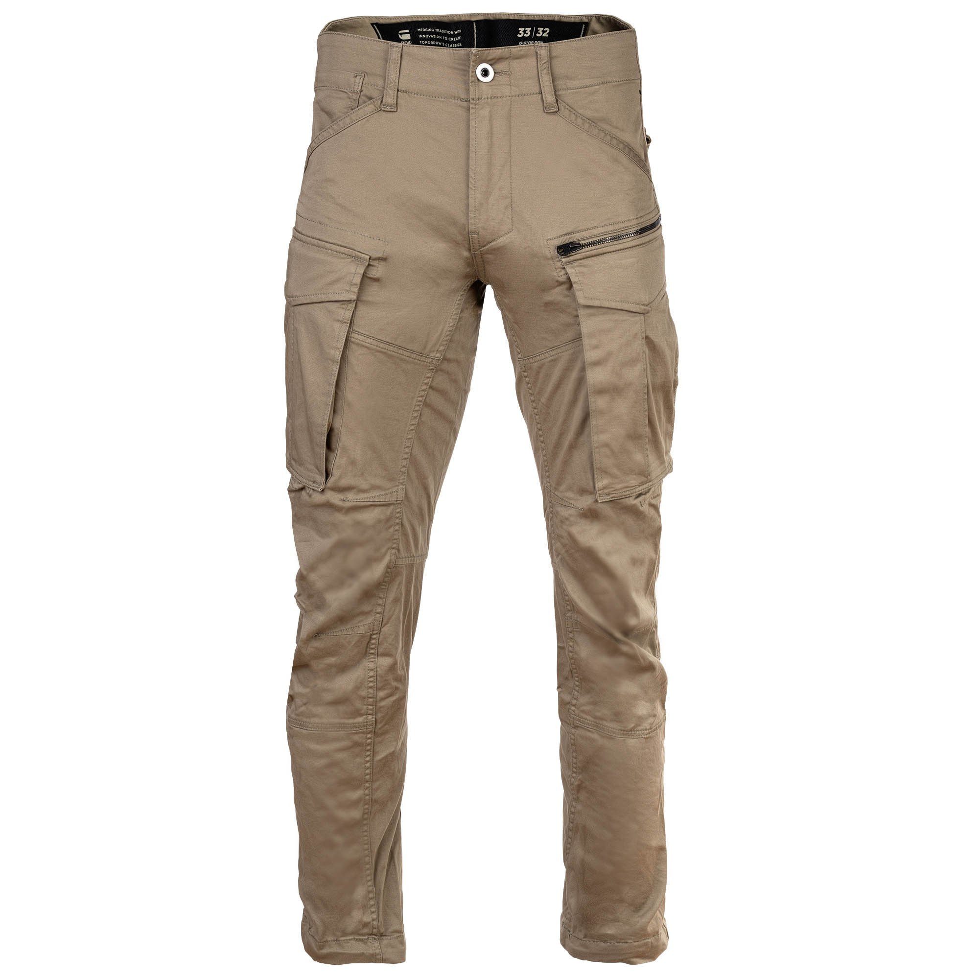 G-Star Herren Cargo Hose ROVIC ZIP 3D STRAIGHT TAPERED - Beige - Dune günstig online kaufen
