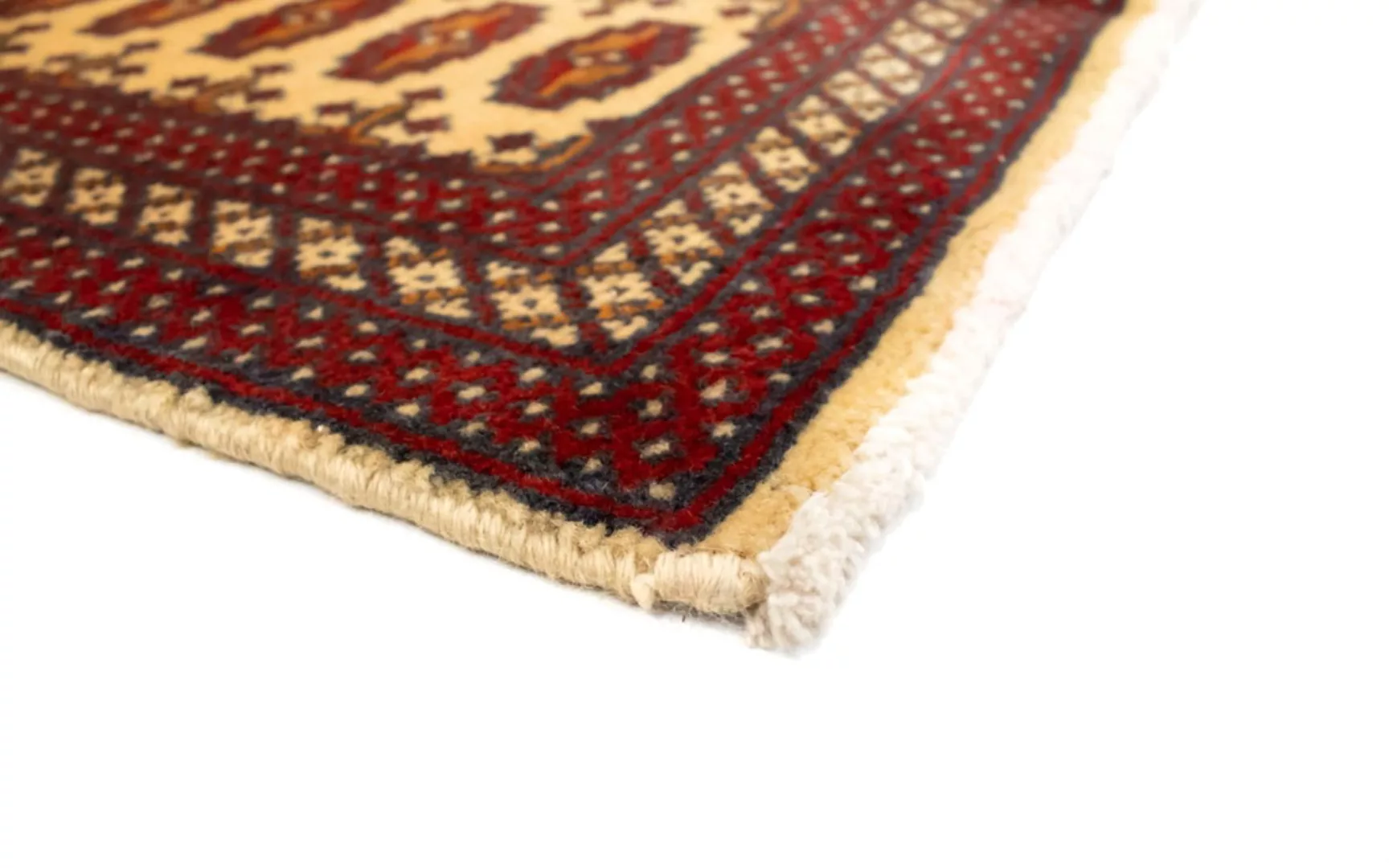 morgenland Wollteppich »Turkaman Teppich handgeknüpft beige«, rechteckig günstig online kaufen
