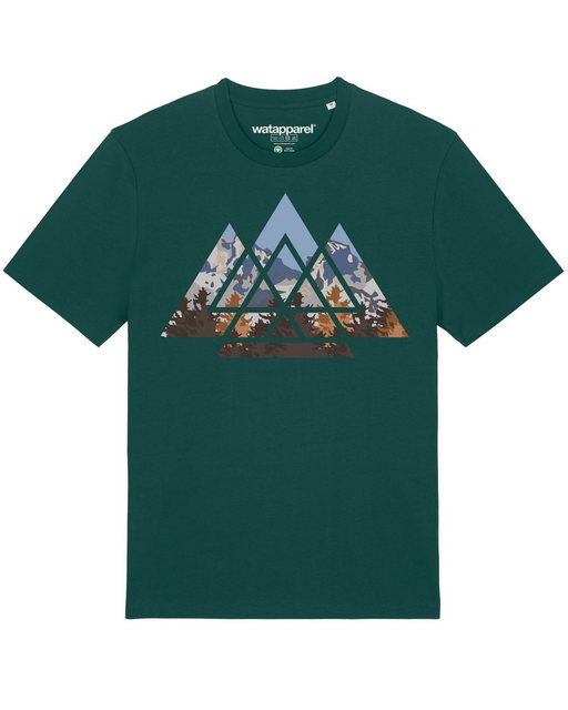 wat? Apparel Print-Shirt Geometric Landscape (1-tlg) günstig online kaufen