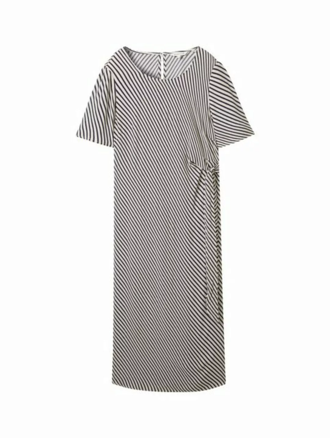 TOM TAILOR Jerseykleid striped dress with knot günstig online kaufen