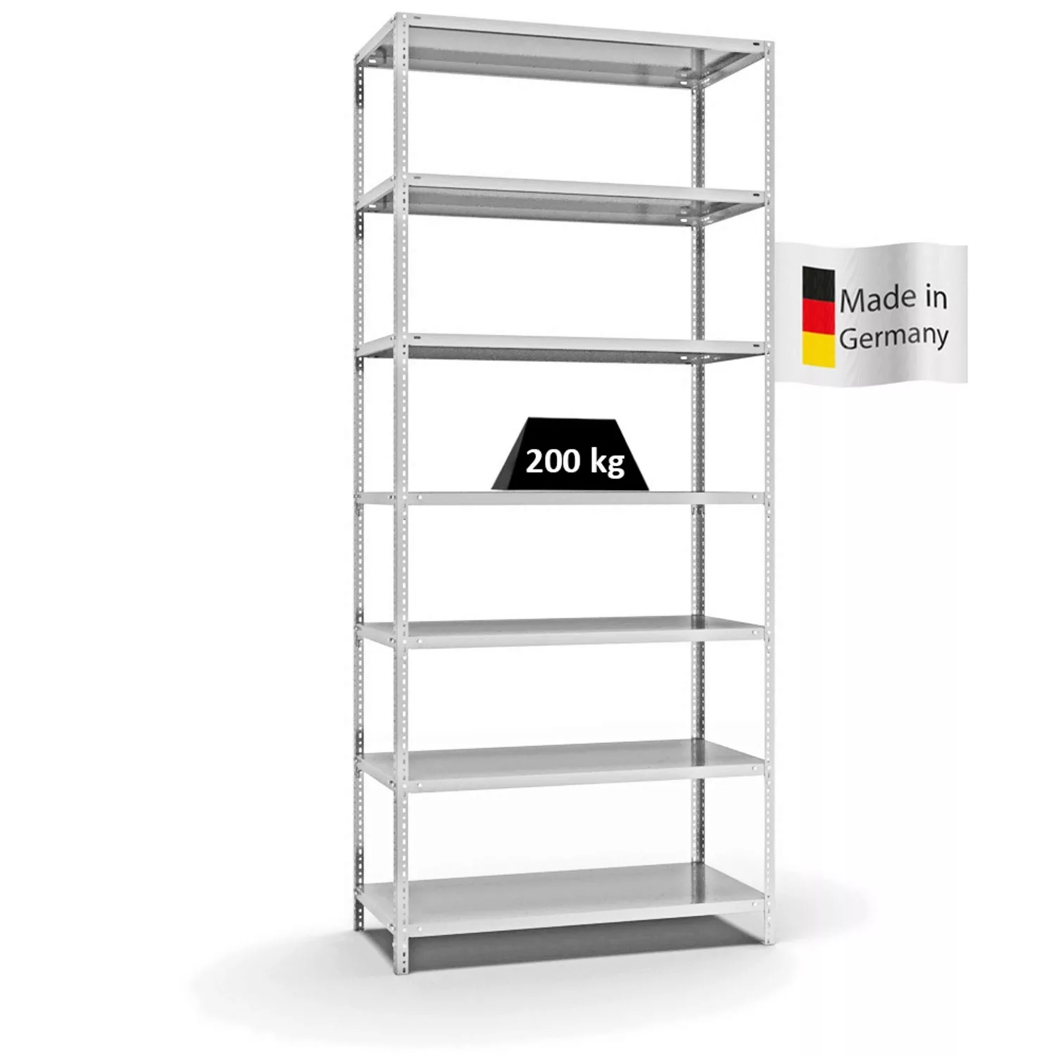 PROREGAL Fachbodenregal Schraubsystem Medium-Duty Grundregal HxBxT 300 x 13 günstig online kaufen