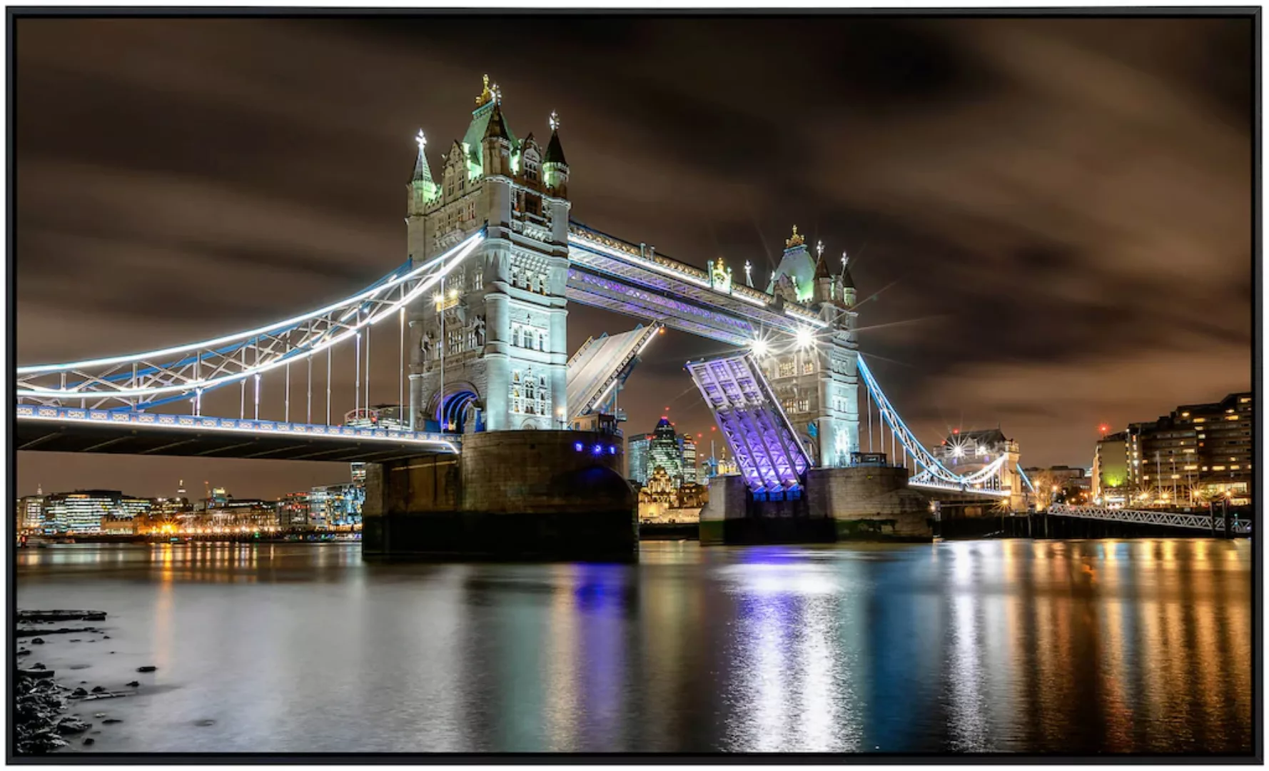 Papermoon Infrarotheizung »London bei Nacht«, sehr angenehme Strahlungswärm günstig online kaufen