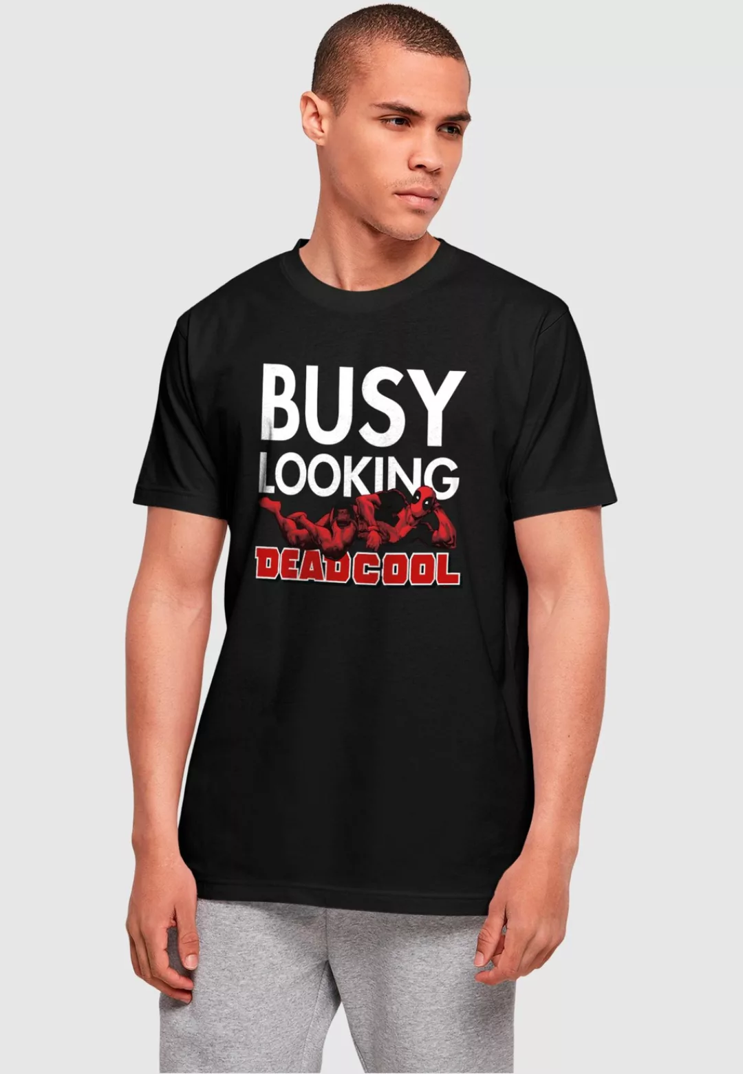 ABSOLUTE CULT T-Shirt "ABSOLUTE CULT Herren Deadpool - Busy Looking Deadcoo günstig online kaufen