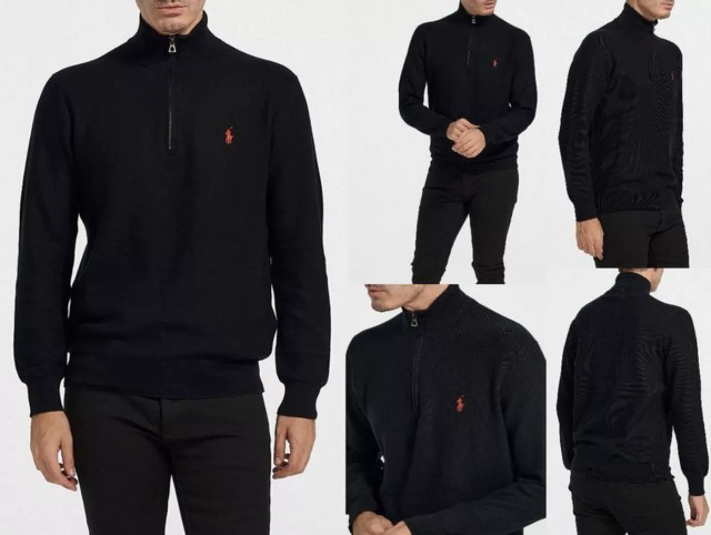 Ralph Lauren Sweatshirt POLO RALPH LAUREN Half Zip Pullover Troyer Sweater günstig online kaufen