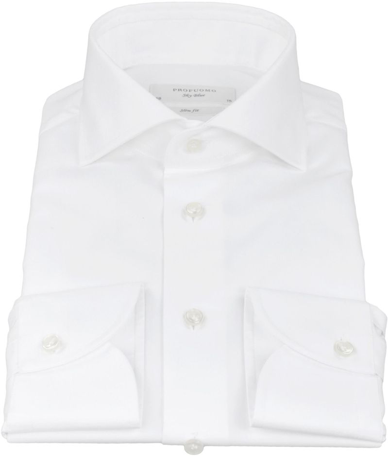 Profuomo Hadleighs Royal Twill Hemd No6 White - Größe 43 günstig online kaufen