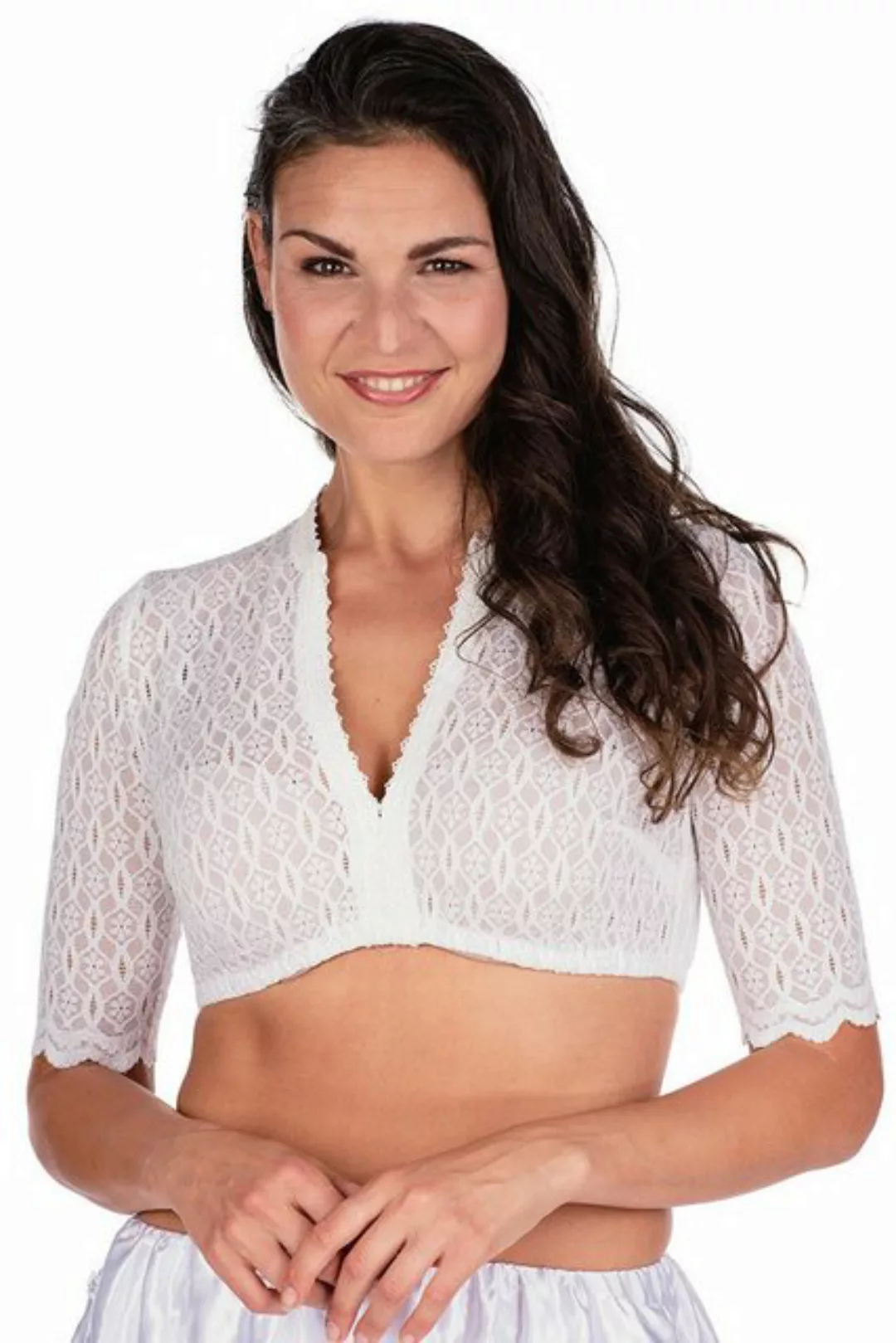 MarJo Dirndlbluse Dirndlbluse - IRMGARD-LINDA - weiß günstig online kaufen