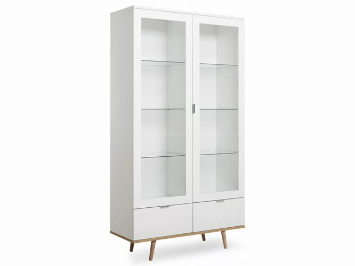 Finori Vitrine 100 x 185 x 40 cm (B/H/T) günstig online kaufen