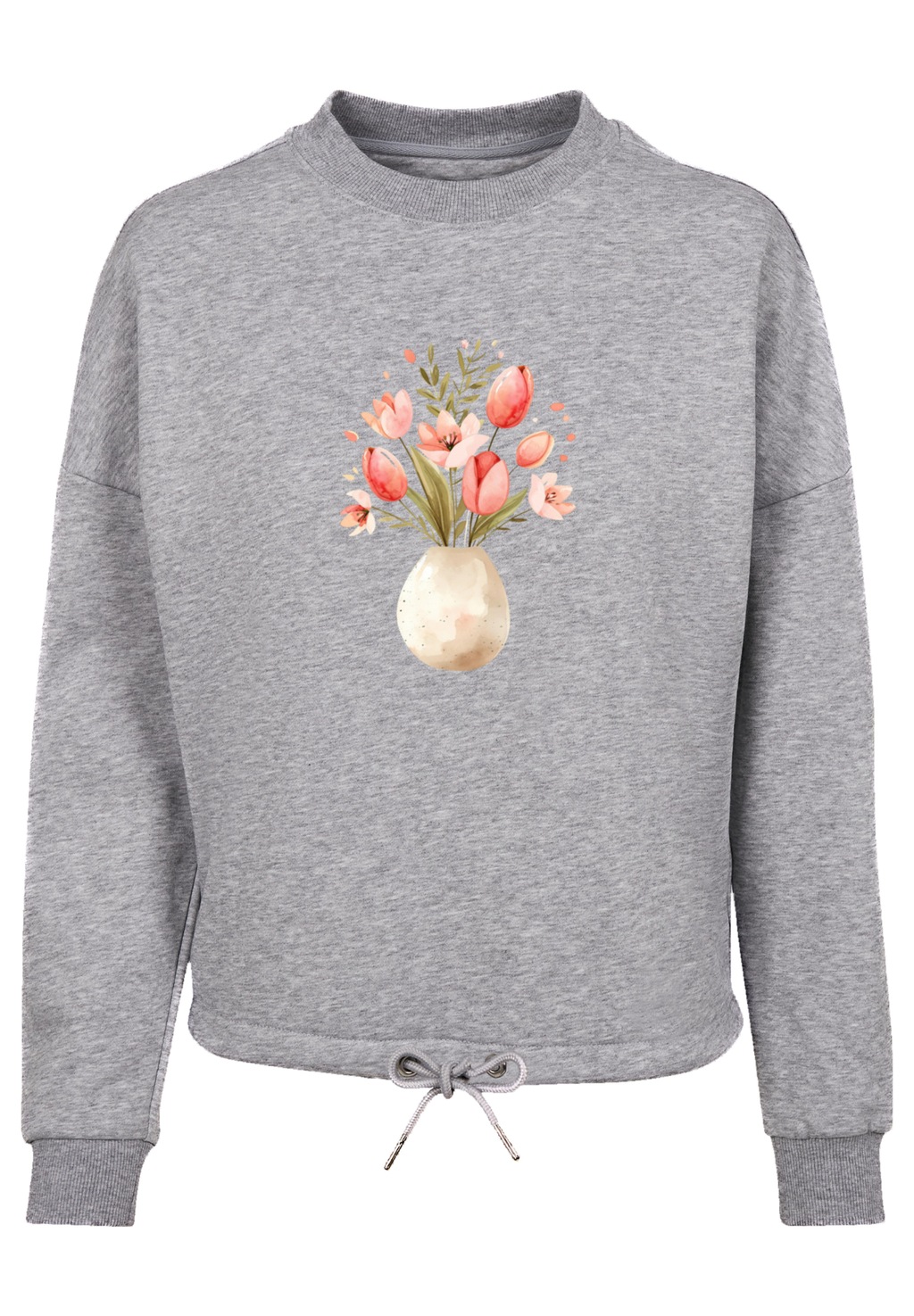 F4NT4STIC Sweatshirt "Rosa Frühlingsblumenstrauß in Vase", Premium Qualität günstig online kaufen