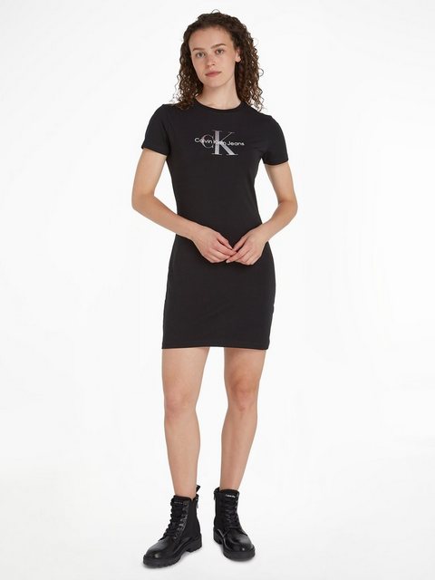 Calvin Klein Jeans Shirtkleid DIFFUSED MONOLOGO DRESS mit Logoschriftzug günstig online kaufen