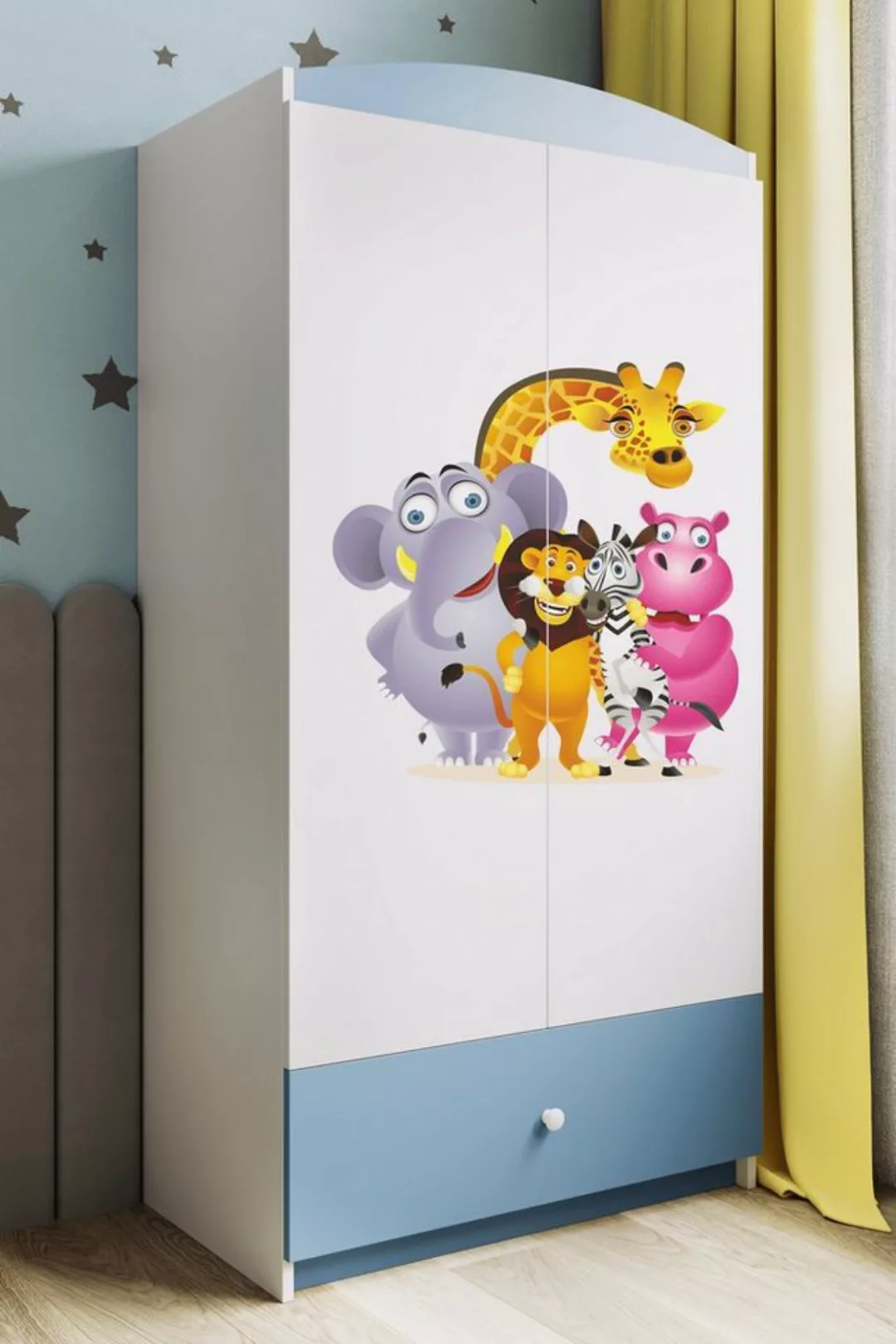 Bjird Kinderkleiderschrank Kleiderschrank Babydreams (4 Einlegeböden und Sc günstig online kaufen