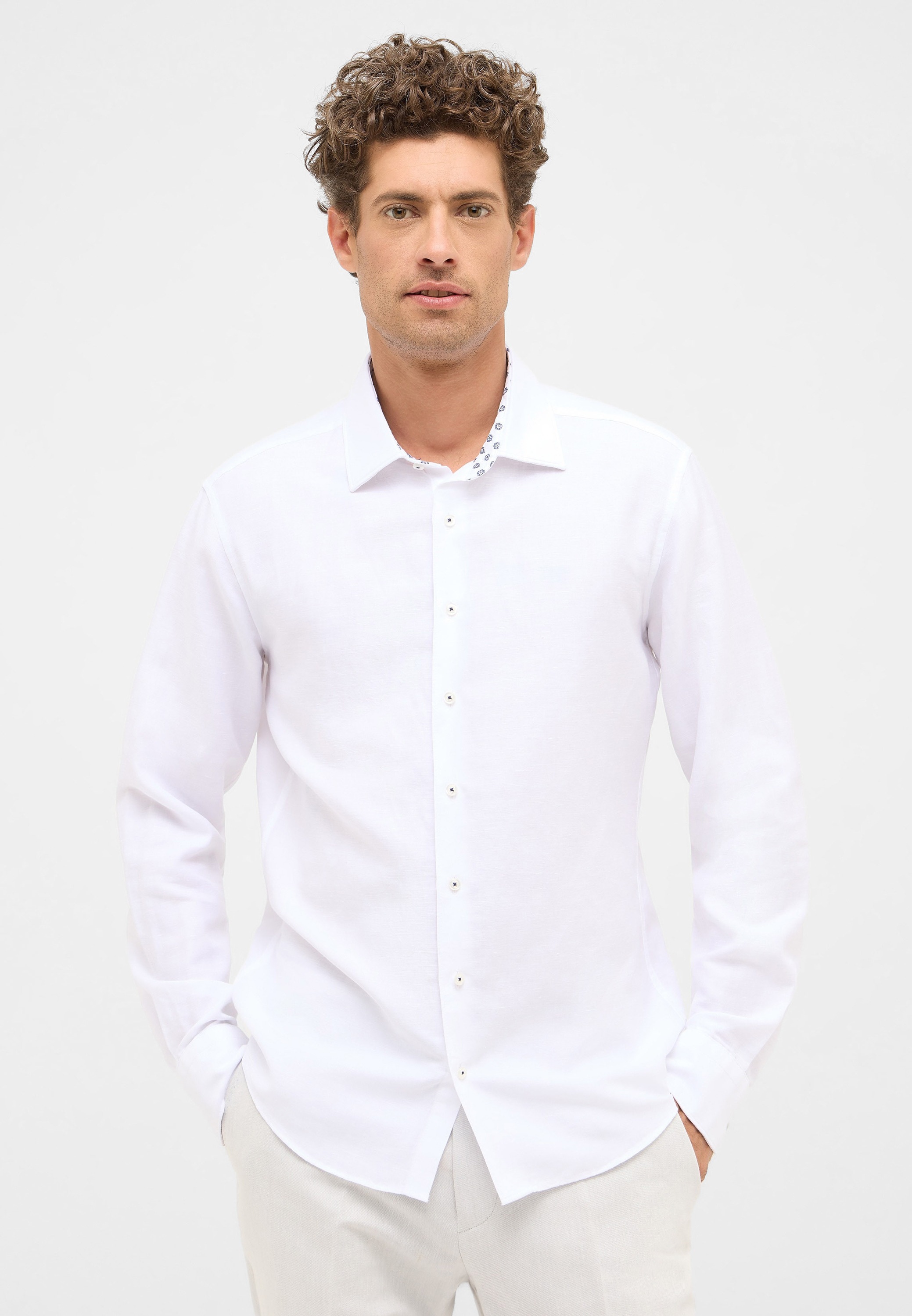 Eterna Langarmhemd "SLIM FIT", EASY IRON (bügelleicht) günstig online kaufen