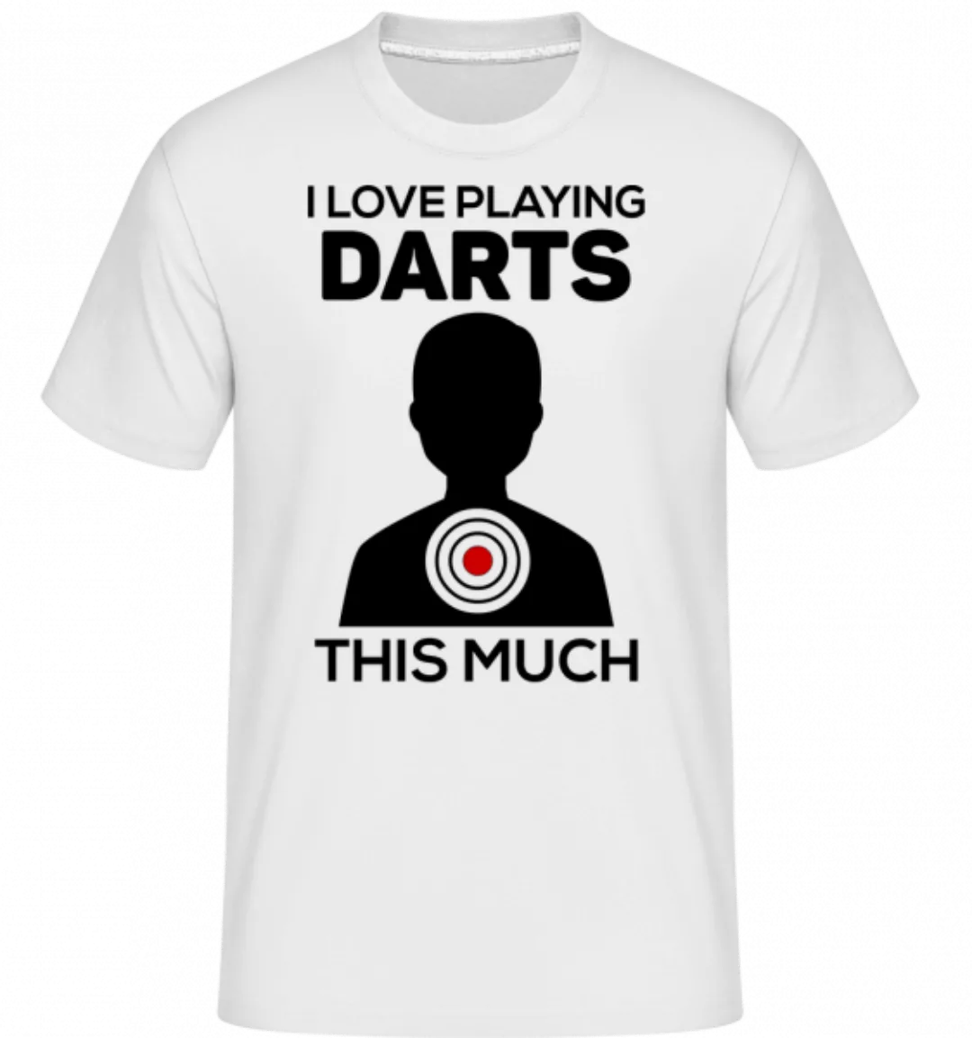 Love Playing Darts · Shirtinator Männer T-Shirt günstig online kaufen