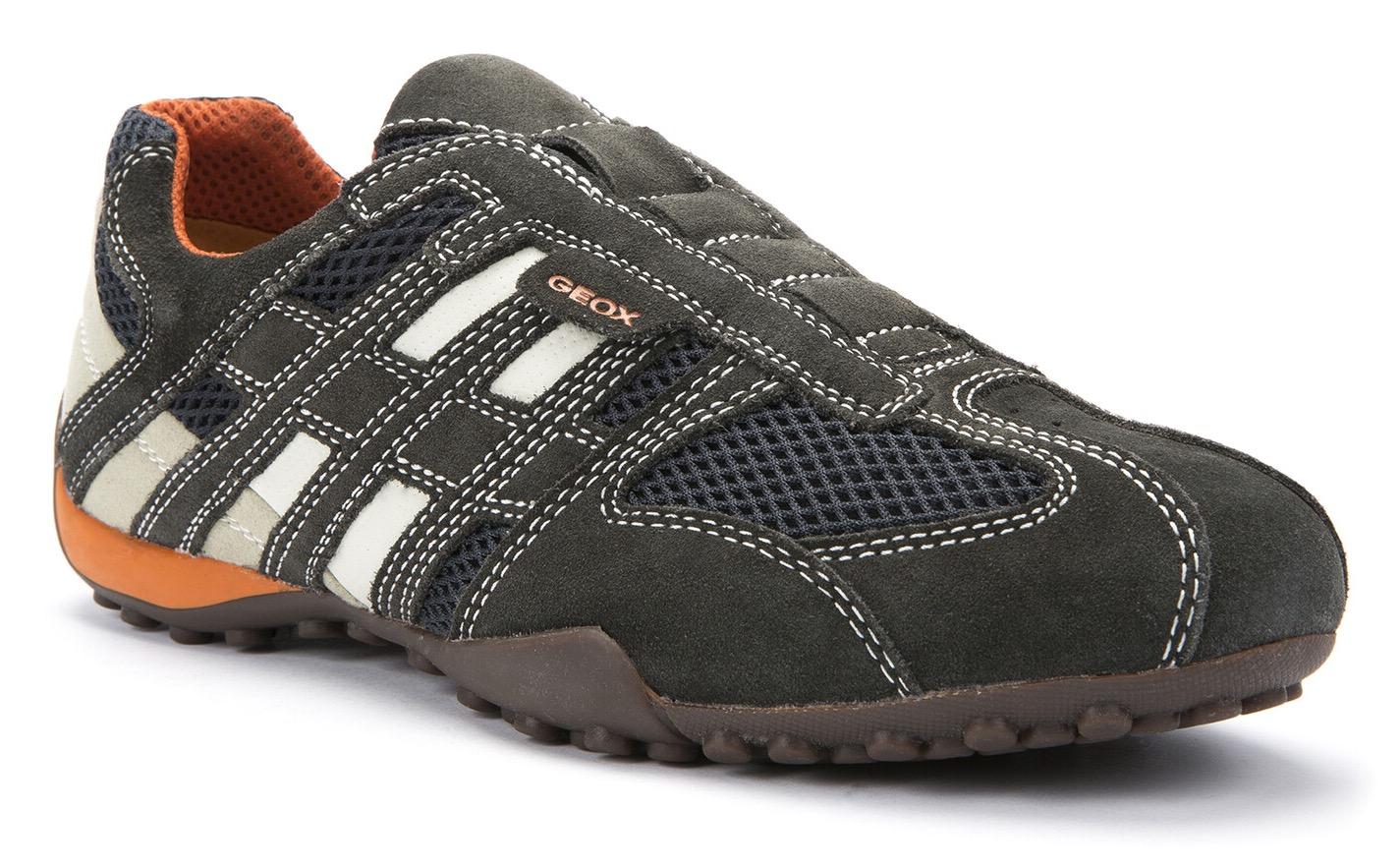 Geox Slip-On Sneaker "UOMO SNAKE", Slipper, Freizeitschuh mit Ziernähten un günstig online kaufen