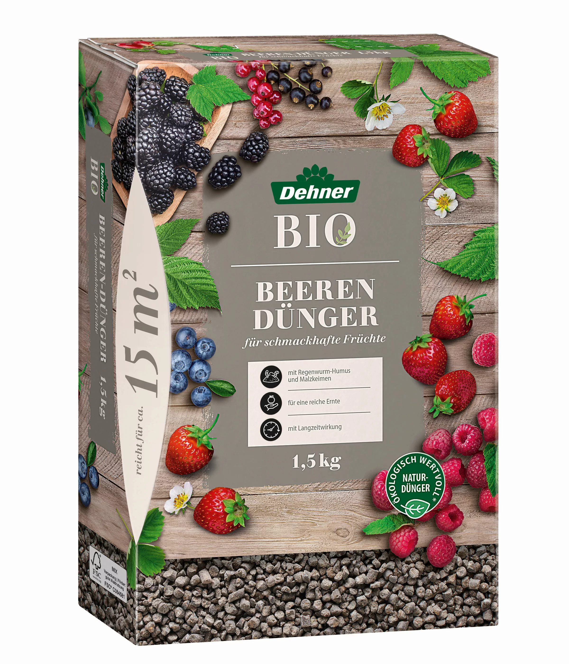 Dehner Gartendünger Bio Beerendünger, hochwertiger NPK-Dünger, günstig online kaufen