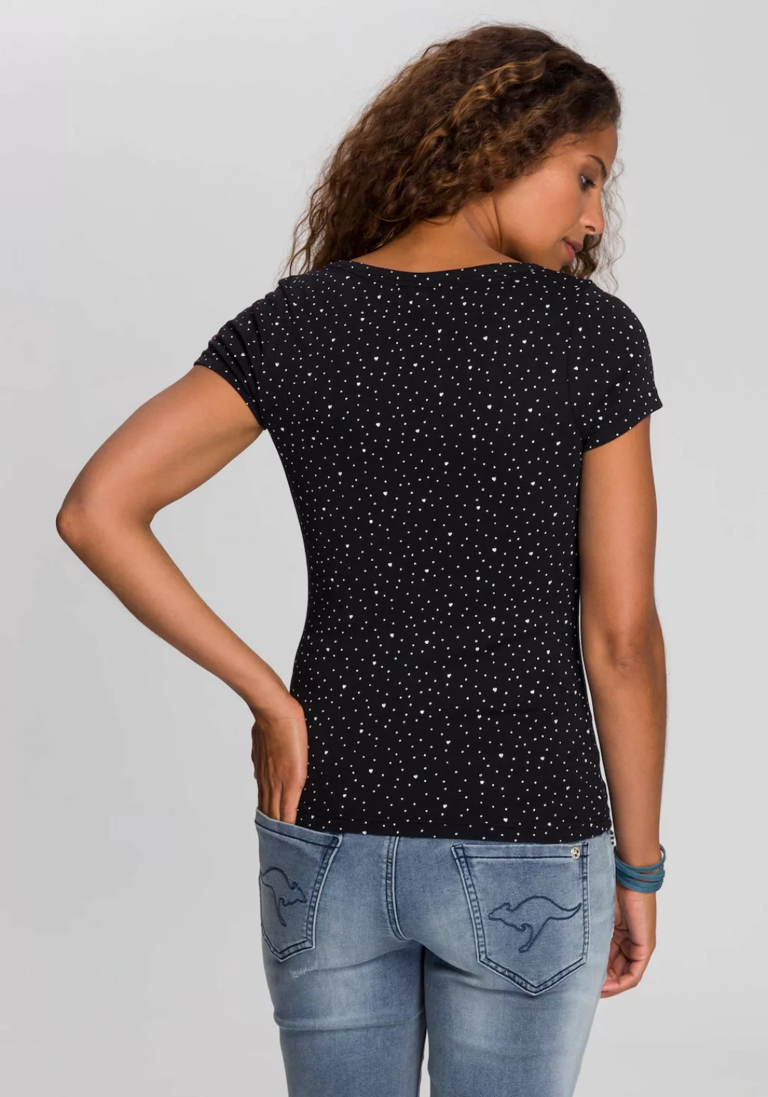 KangaROOS T-Shirt, im Allover- oder mit Front-Druck günstig online kaufen