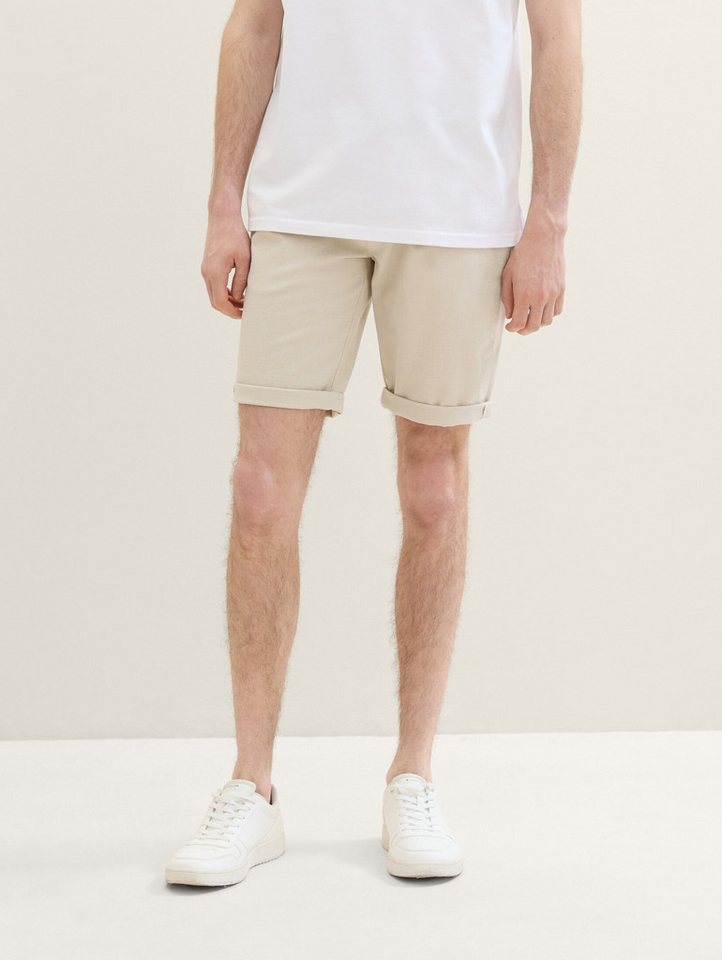 TOM TAILOR Bermudas Slim Chino Shorts mit Gürtel günstig online kaufen