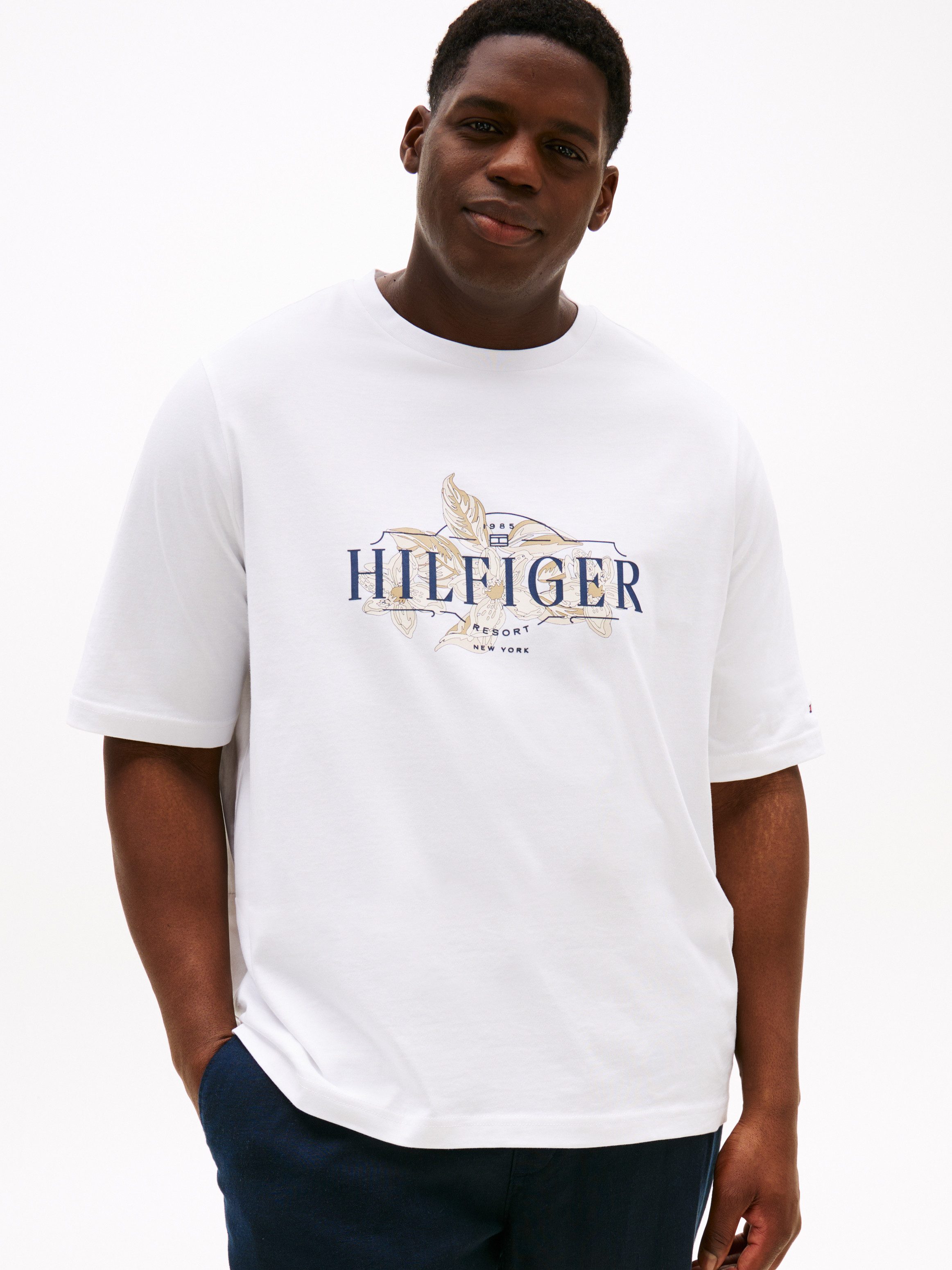 Tommy Hilfiger Big & Tall T-Shirt "BT-TROPICAL FLRAL HILFIGER TEE-B", Große günstig online kaufen