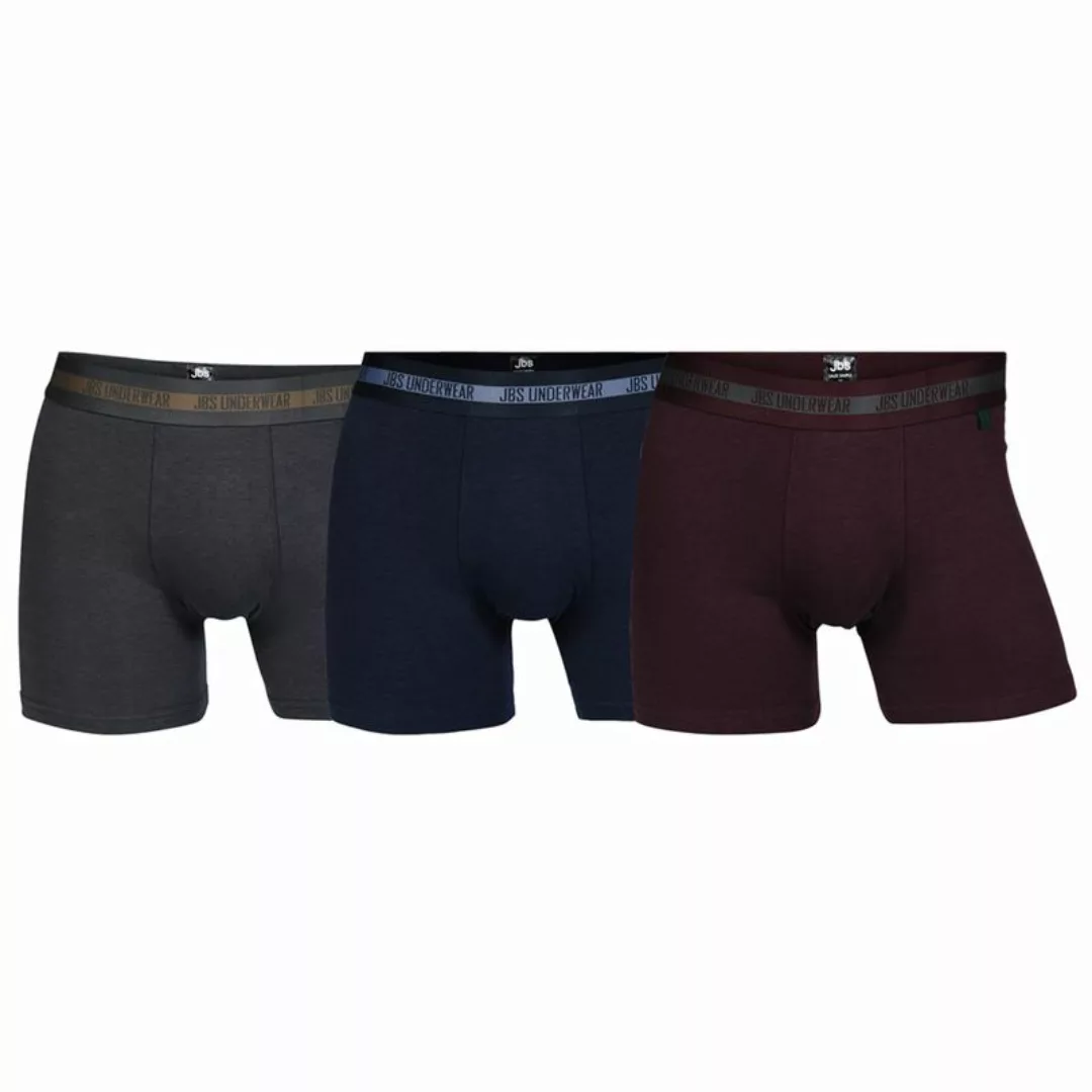 JBS Herren Boxer Shorts, 3er Pack - Pants, atmungsaktiv, Single Jersey, Str günstig online kaufen