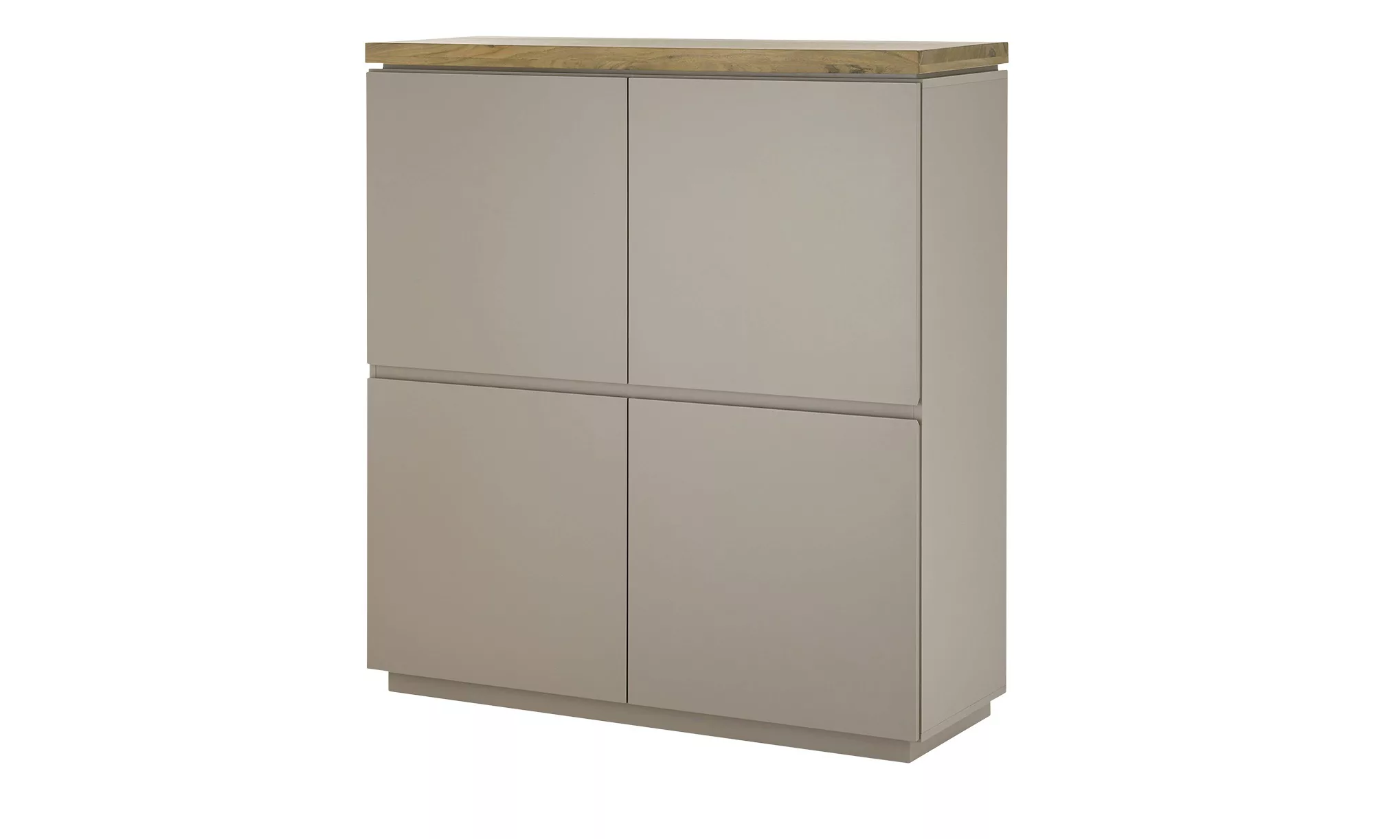 Kommode  Brohl ¦ grau ¦ Maße (cm): B: 113 H: 123 T: 40 Kommoden & Sideboard günstig online kaufen