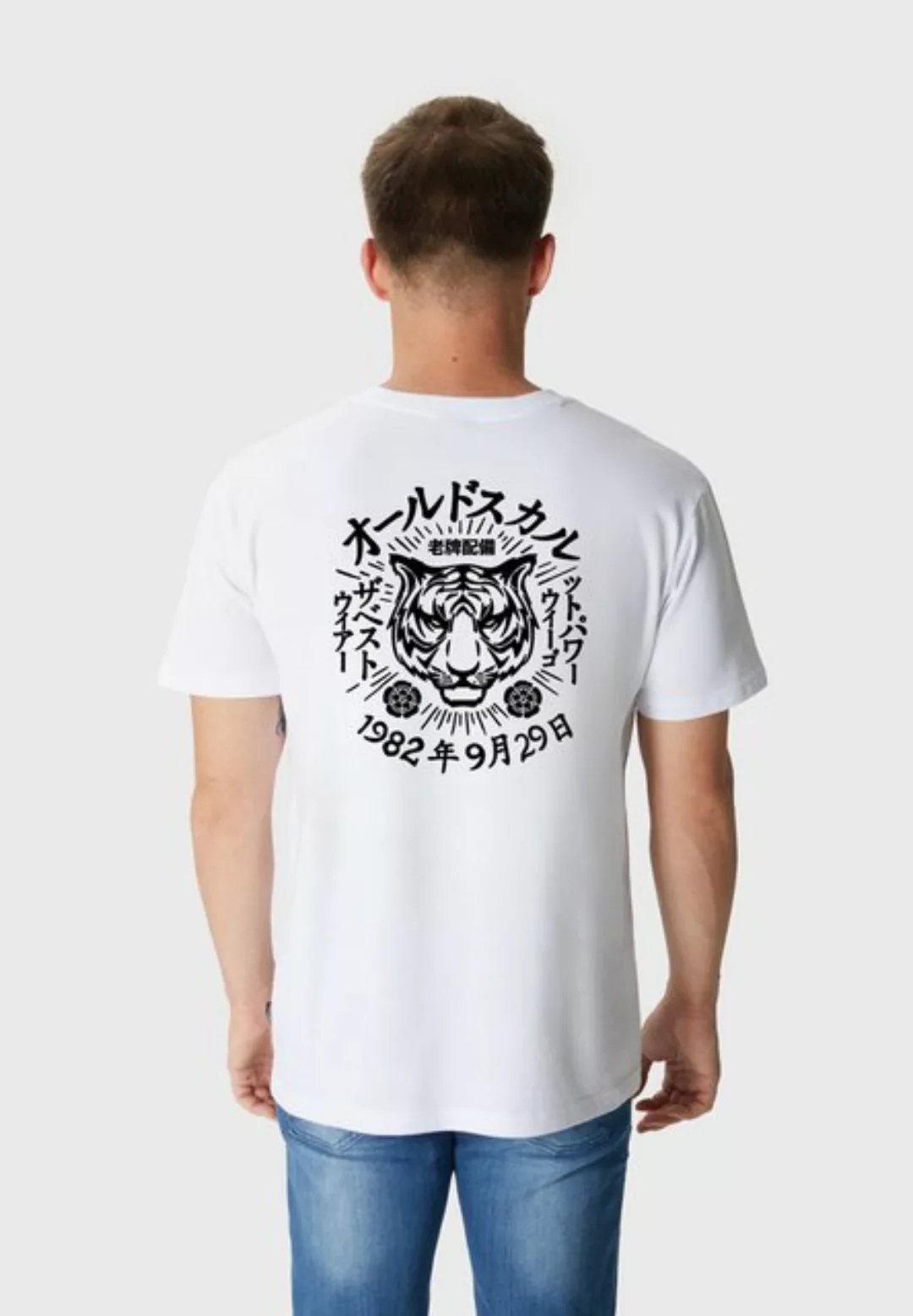 Oldskull T-Shirt Asian Paws Retro Graphic günstig online kaufen