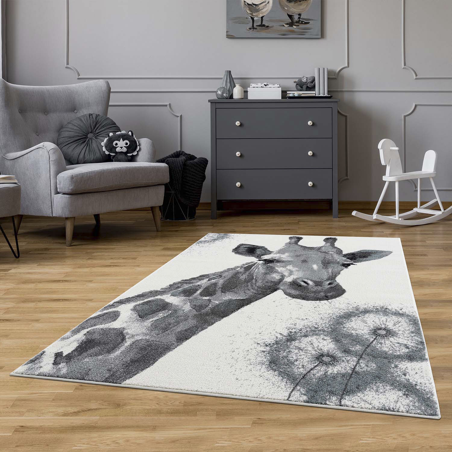 Carpet City Kinderteppich »Savanna 9370«, rechteckig, 11 mm Höhe, Spieltepp günstig online kaufen