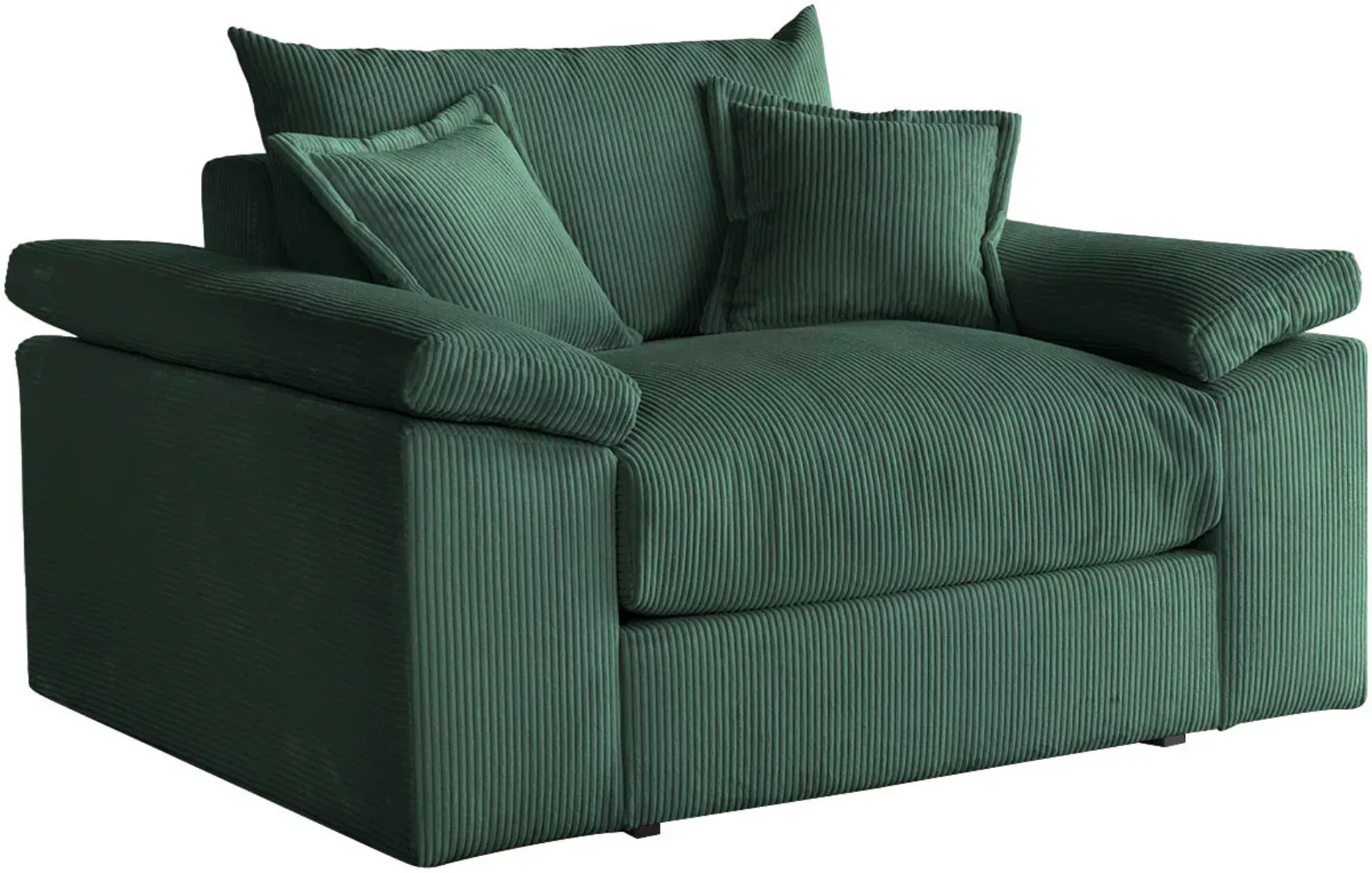 Home affaire XXL-Sessel "Soft&Cosy", in Cord, inklusive Kissen günstig online kaufen