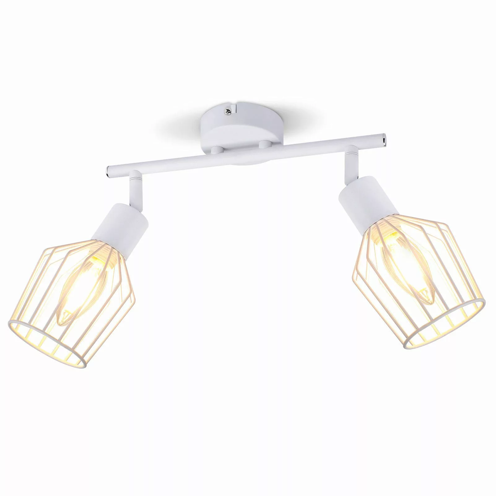 Nettlife LED Deckenspots Schwarz Weiß E14 günstig online kaufen
