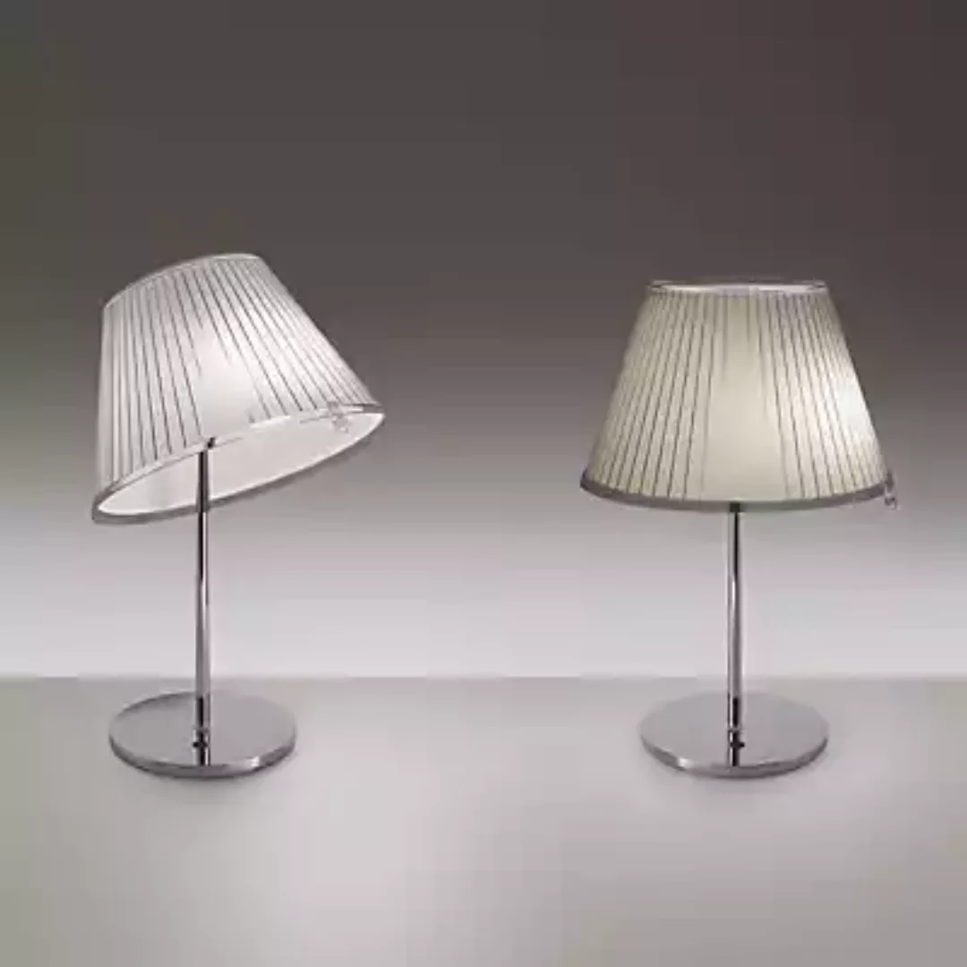 Artemide - Choose Tavolo Tischleuchte - natur/Pergamentschirm /Gestell grau günstig online kaufen