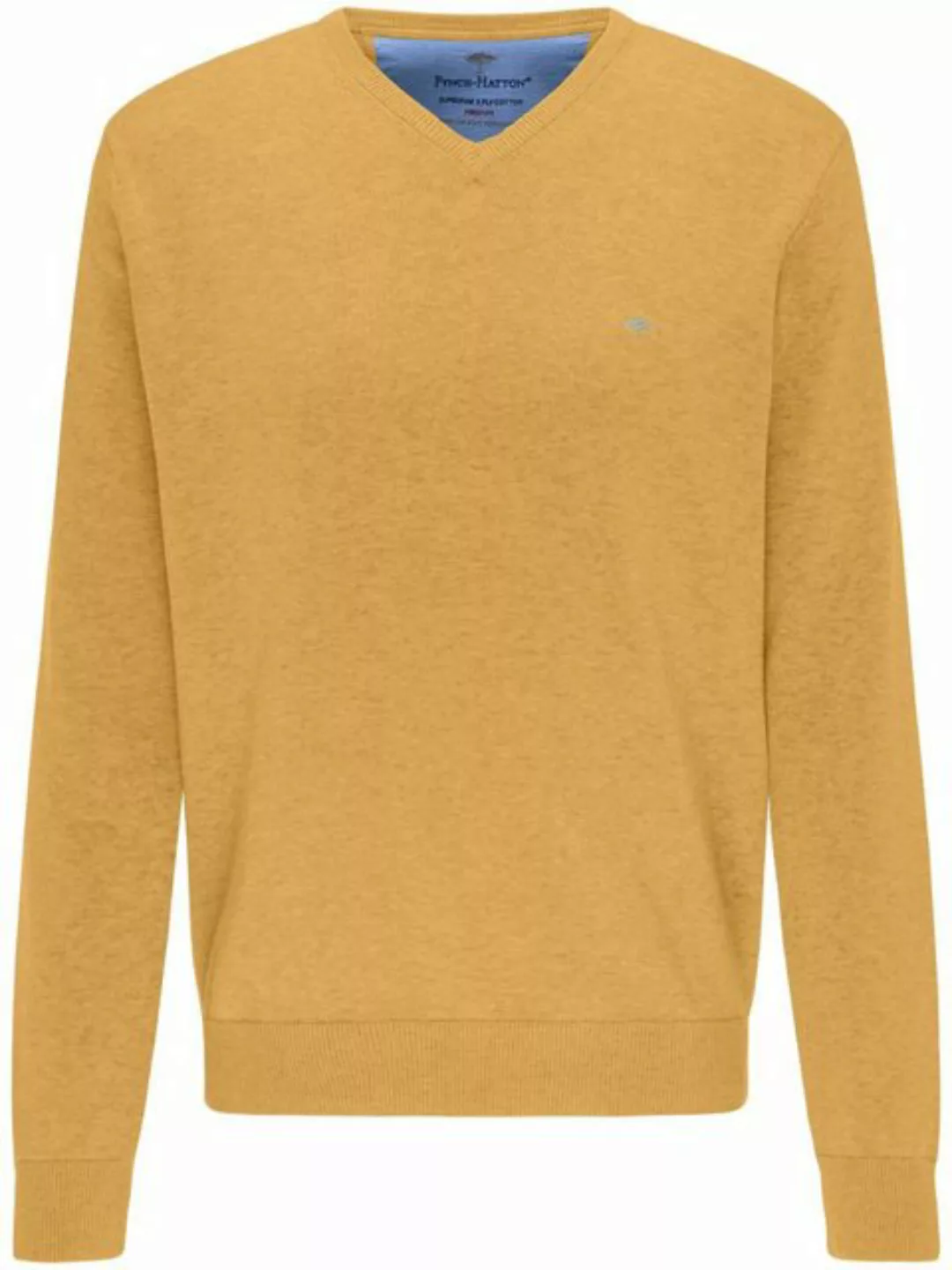 FYNCH-HATTON Strickpullover - V-Neck Pullover - Fein Strickpullover günstig online kaufen