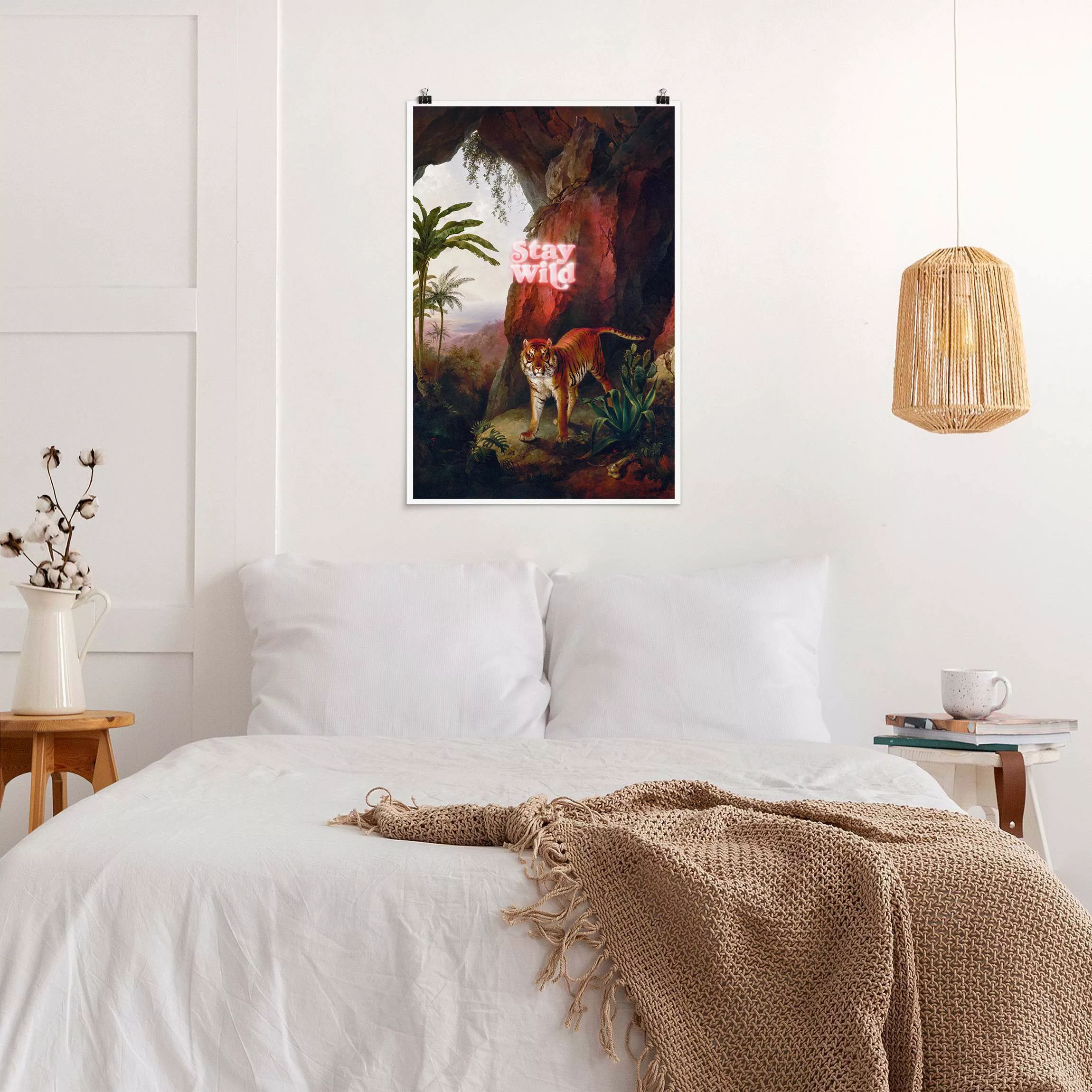 Poster Stay Wild Tiger günstig online kaufen