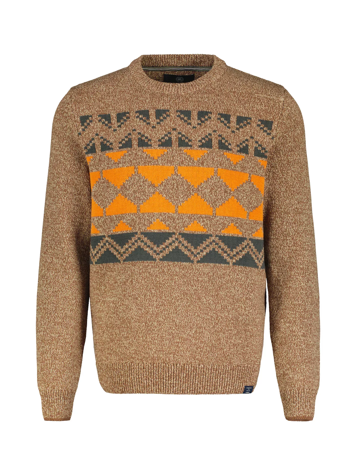 LERROS Strickpullover "LERROS Jacquard Strickpullover für Herren" günstig online kaufen