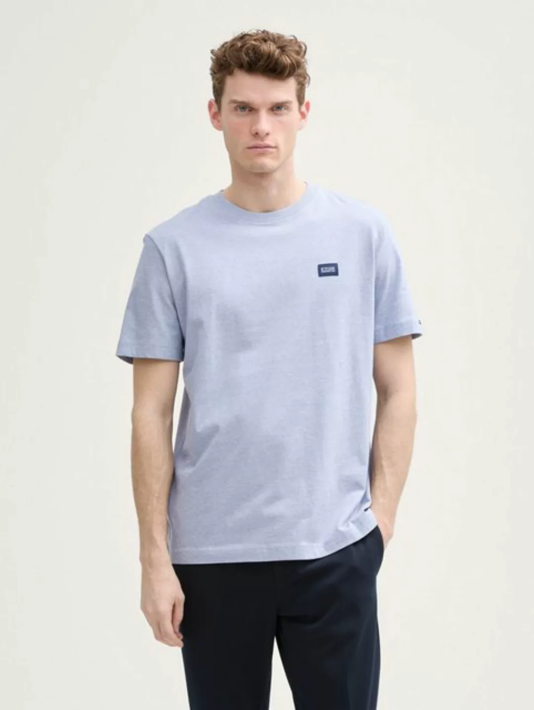 TOM TAILOR T-Shirt T-Shirt mit Logo-Label günstig online kaufen