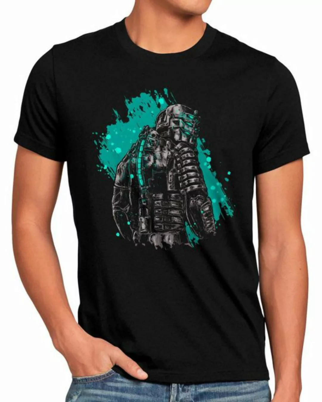 style3 Print-Shirt Herren T-Shirt Isaac Clarke dead space videospiel remake günstig online kaufen