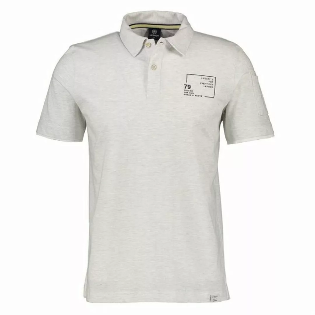 LERROS Poloshirt "LERROS Poloshirt mit Finelinerstreifen, washed" günstig online kaufen