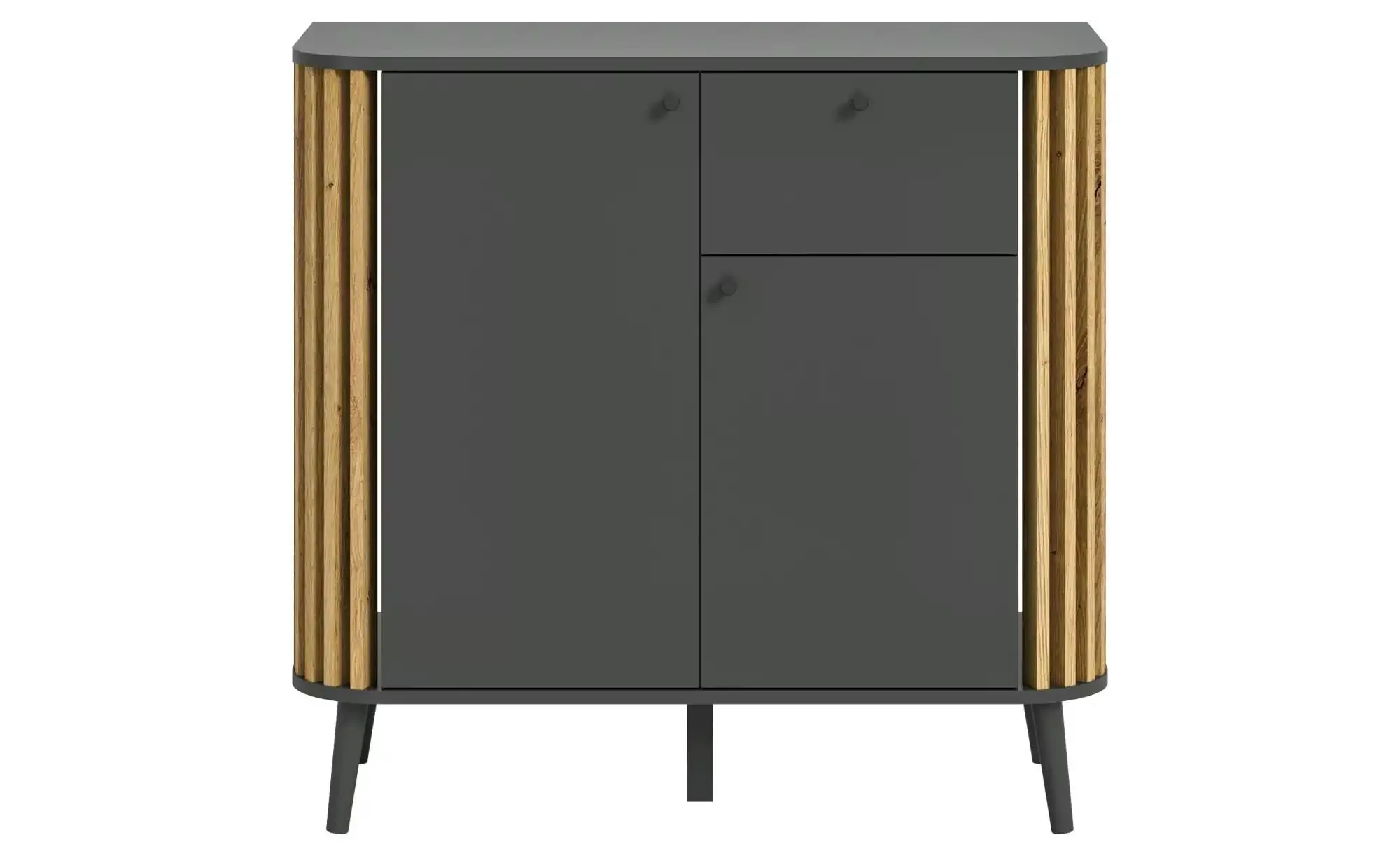 Kommode ¦ grau ¦ Maße (cm): B: 92 H: 88 T: 40 Kommoden & Sideboards > Kommo günstig online kaufen