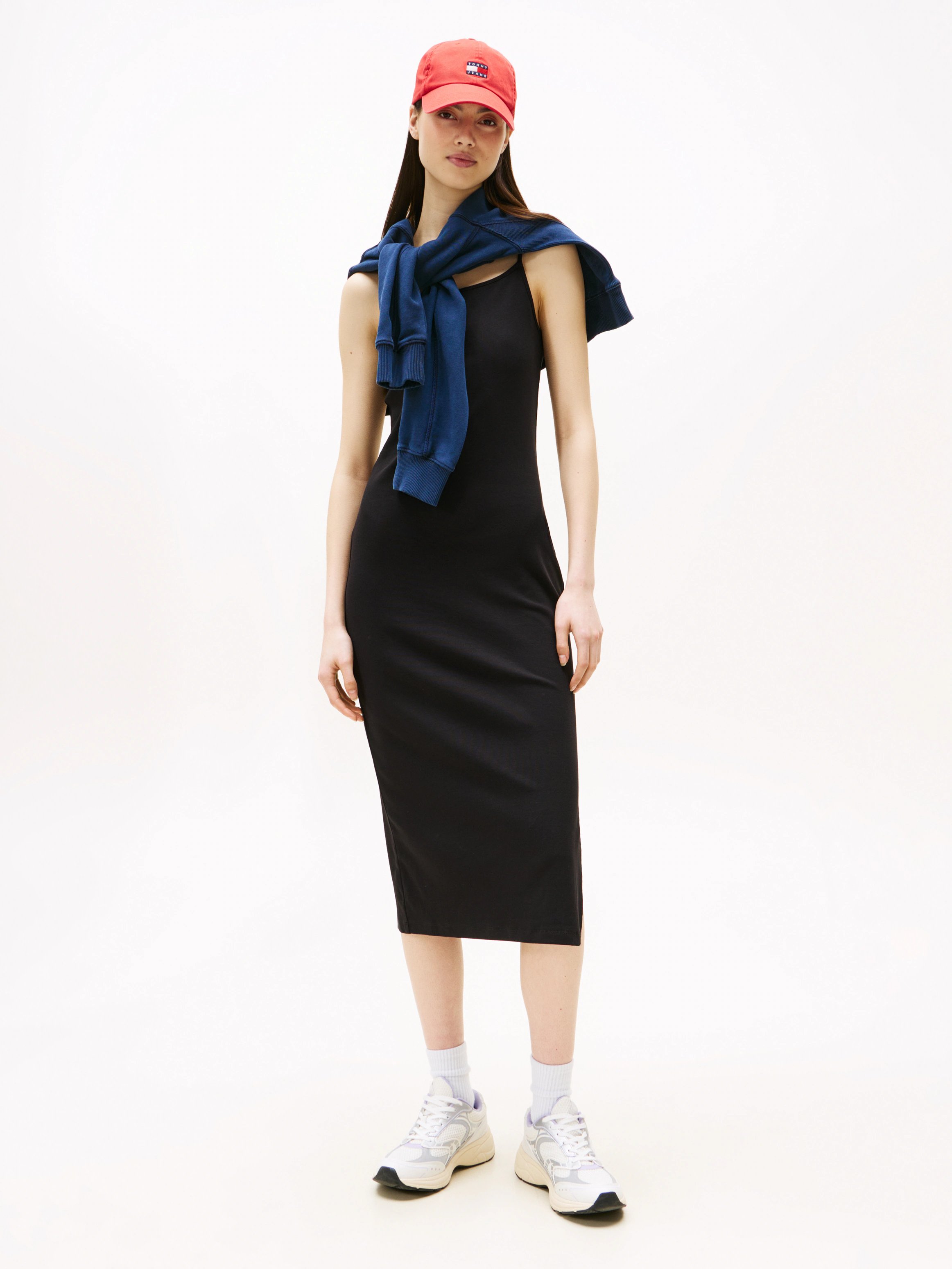 Tommy Jeans Trägerkleid TJW STRAPPY BADGE günstig online kaufen