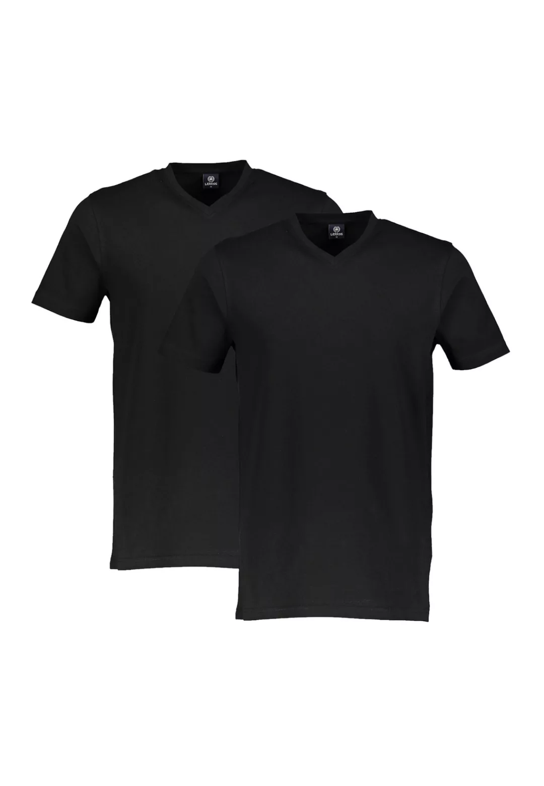 LERROS T-Shirt "LERROS V-Neck Doppelpack T-Shirt in Premium Baumwollqualitä günstig online kaufen
