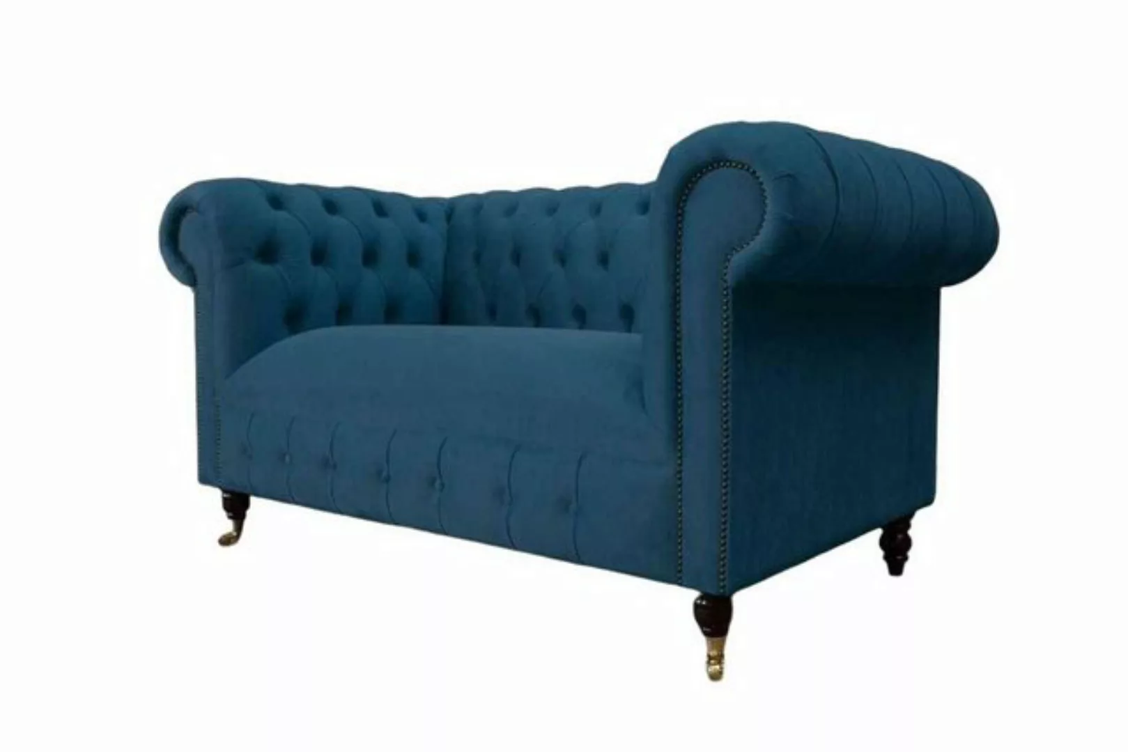 JVmoebel Sofa Chesterfield Design Luxus Polster Sofa 2 Sitzer Couch Sitz Te günstig online kaufen