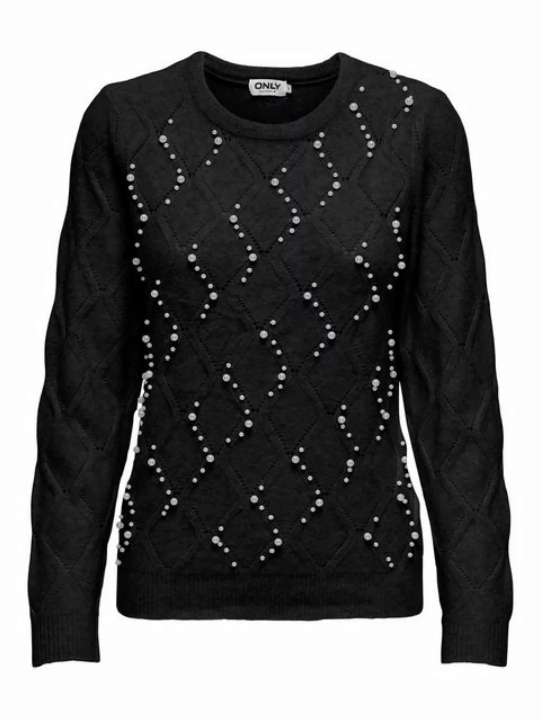 ONLY Rundhalspullover ONLLIANA LIFE LS PEARL O-NECK CC KNT günstig online kaufen