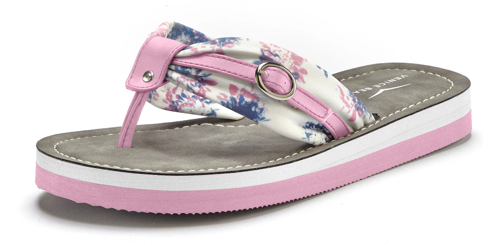 Venice Beach Badezehentrenner, Flip Flop mit modischem Print VEGAN günstig online kaufen
