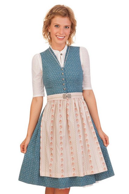 MarJo Dirndl Midi Dirndl 2tlg. - DALENA - blau günstig online kaufen