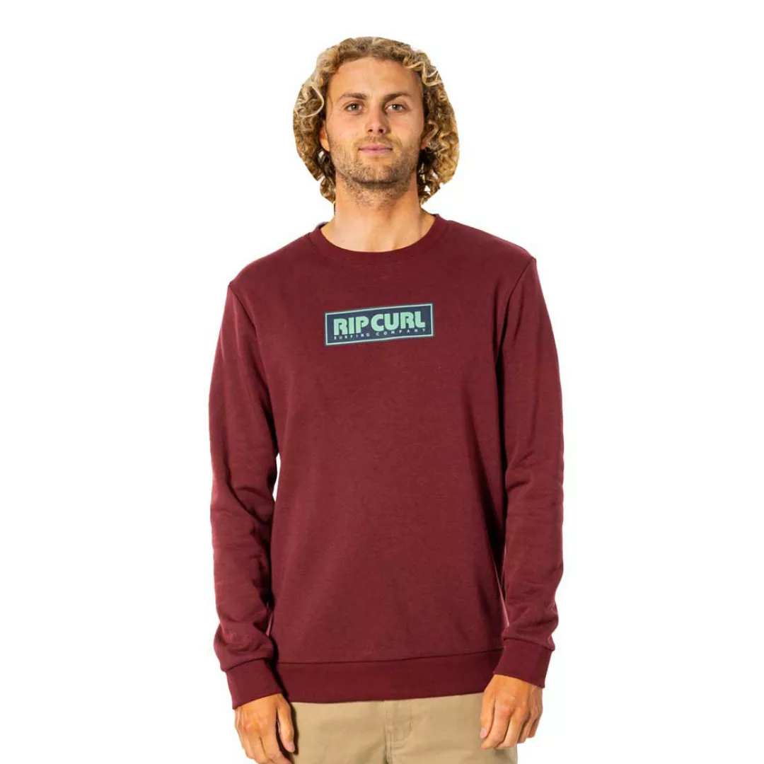 Rip Curl Surf Revival Box Sweatshirt 2XL Maroon günstig online kaufen