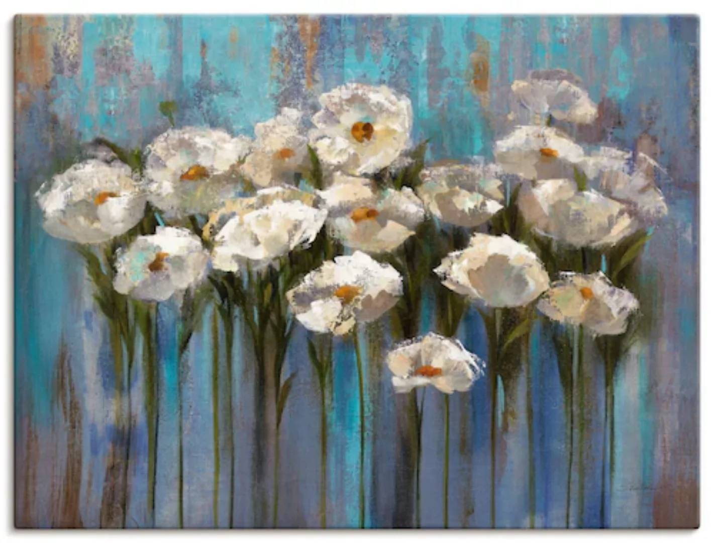 Artland Wandbild »Anemonen am See«, Blumen, (1 St.), als Leinwandbild, Post günstig online kaufen