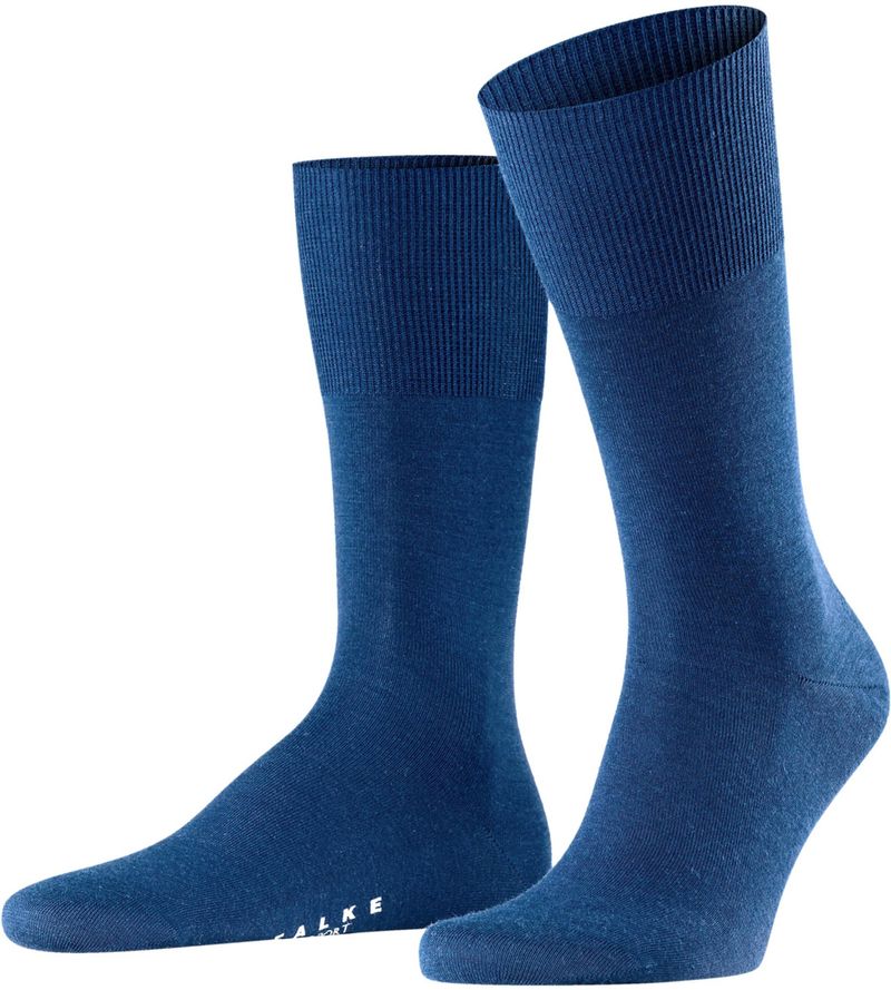 FALKE Airport Herren Socken, 45-46, Rot, Uni, Schurwolle, 14435-859606 günstig online kaufen