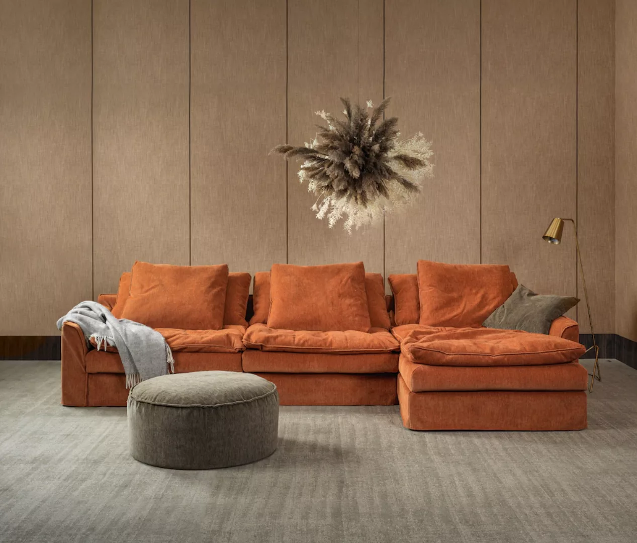 furninova Big-Sofa »Sake, Kuschel-Megasofa, Relaxsofa, leger und sehr beque günstig online kaufen