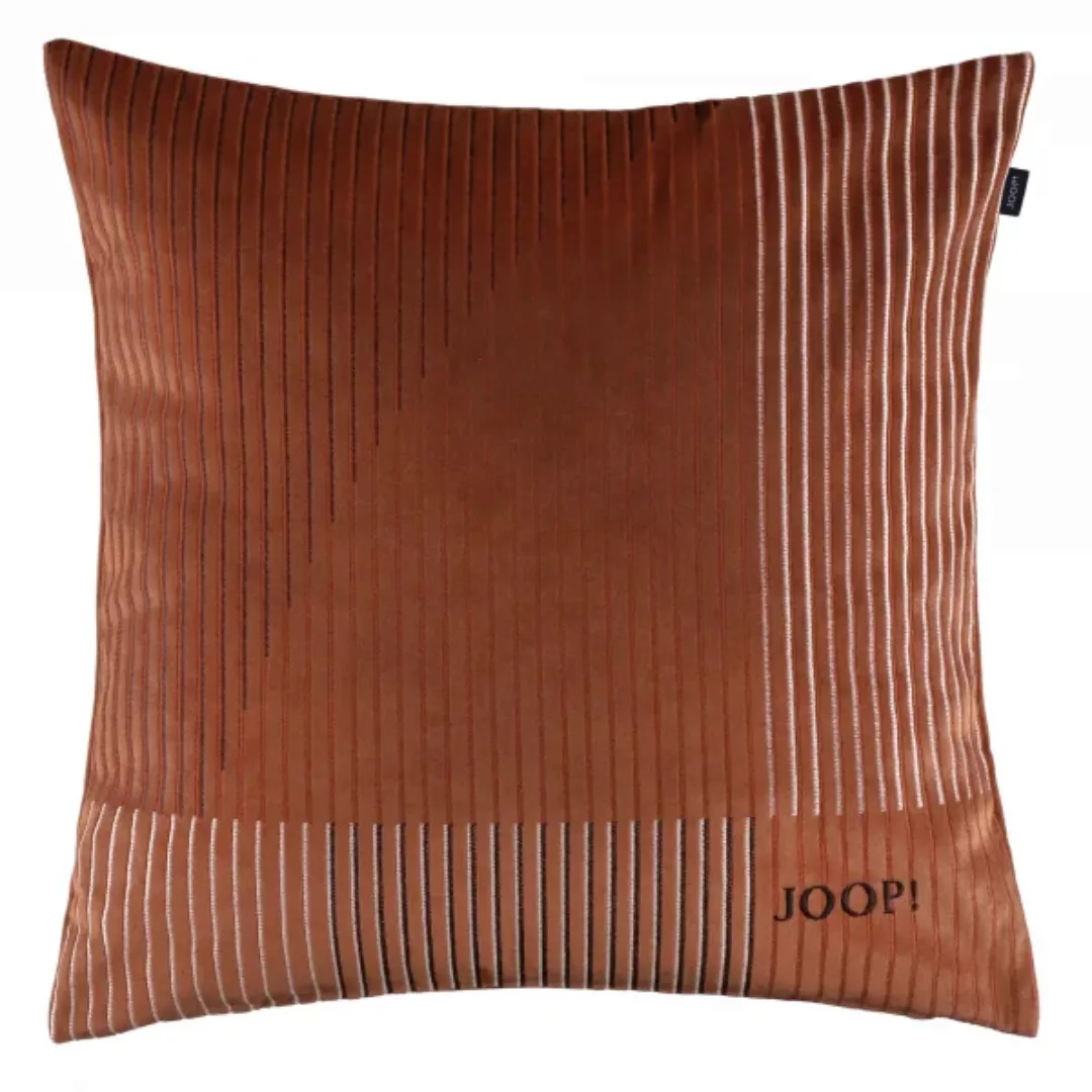 JOOP! Kissenhüllen Divided - Farbe: Karamell - 050 - 50x50 cm günstig online kaufen