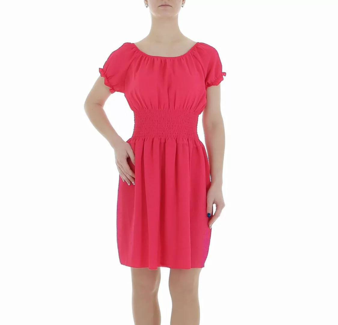 Ital-Design Sommerkleid Damen Freizeit (86164465) Kreppoptik/gesmokt Minikl günstig online kaufen